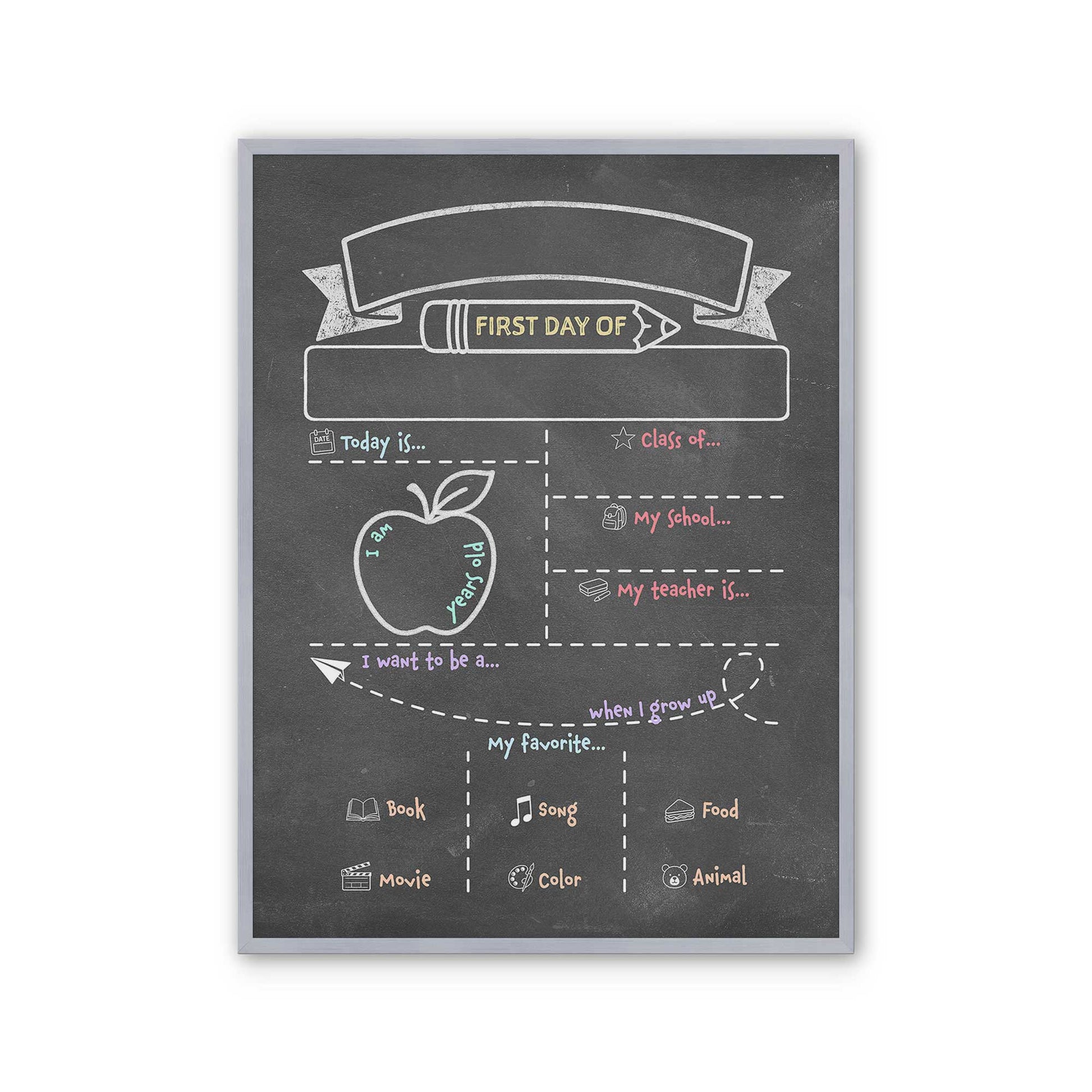 [Color:Polished Chrome], Picture of art in a Polished Chrome frame