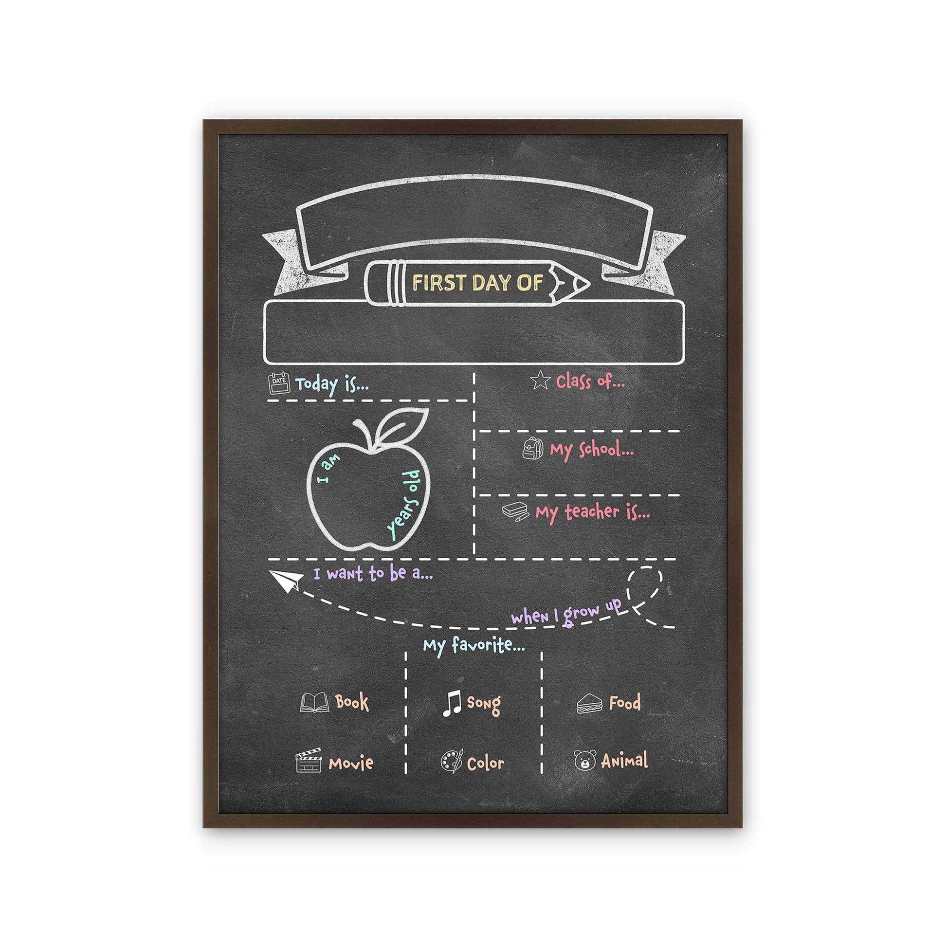 [Color:Belvinder Brown], Picture of art in a Belvinder Brown frame