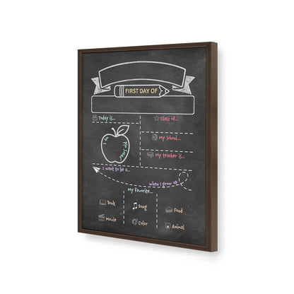 [Color:Belvinder Brown], Picture of art in a Belvinder Brown frame of the corner