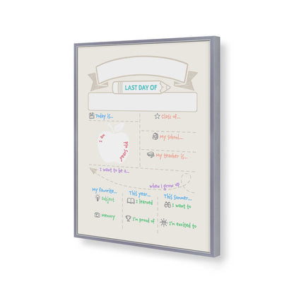 [Color:Polished Chrome], Picture of art in a Polished Chrome frame of the corner