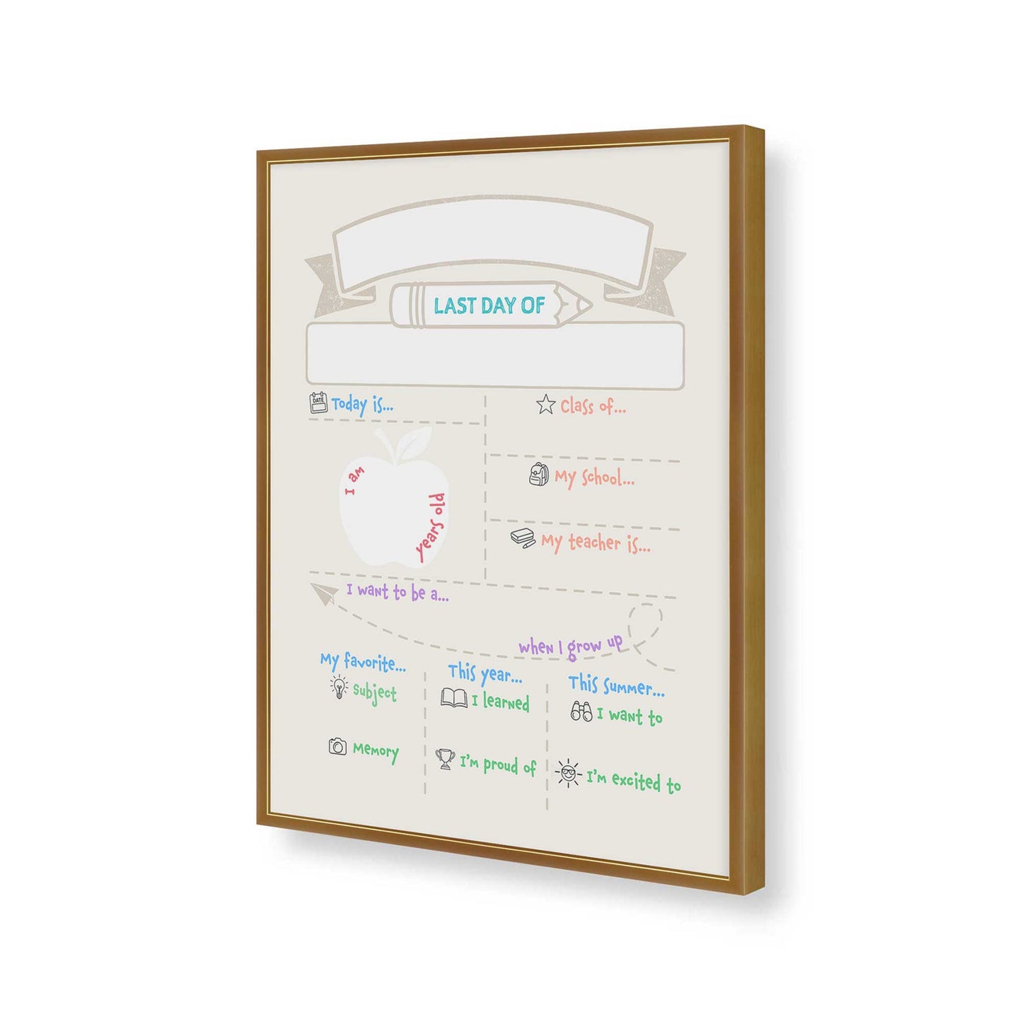 [Color:Polished Gold], Picture of art in a Polished Gold frame of the corner