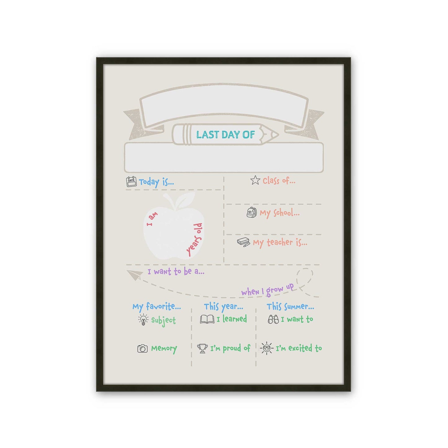 [Color:Satin Black], Picture of art in a Satin Black frame