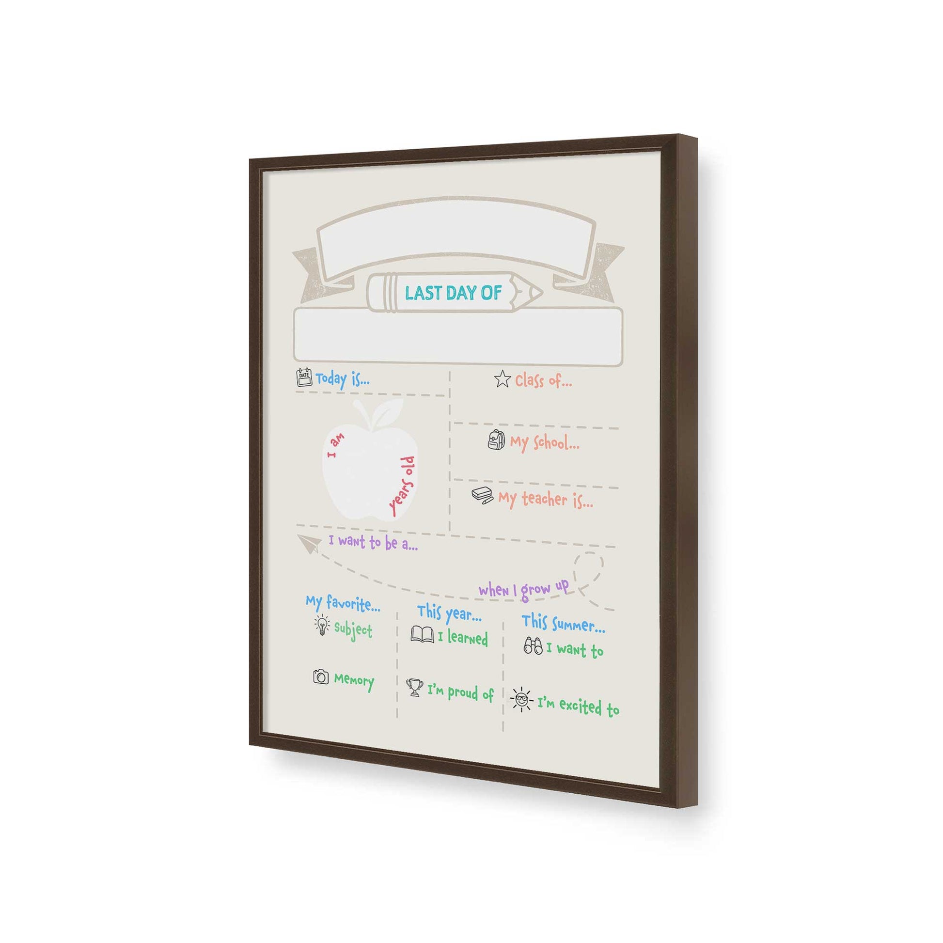 [Color:Belvinder Brown], Picture of art in a Belvinder Brown frame of the corner