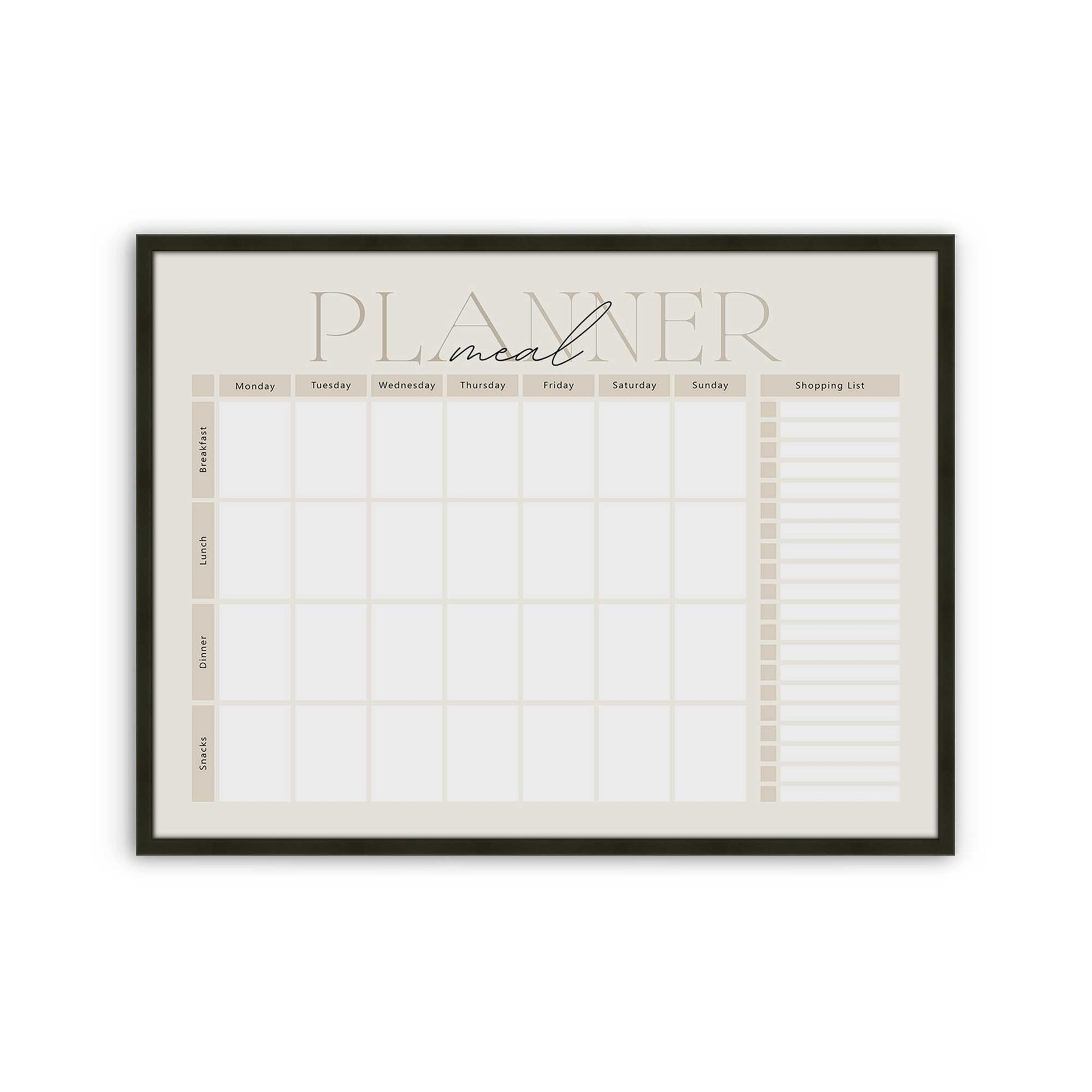 [Color:Satin Black], Picture of art in a Satin Black frame