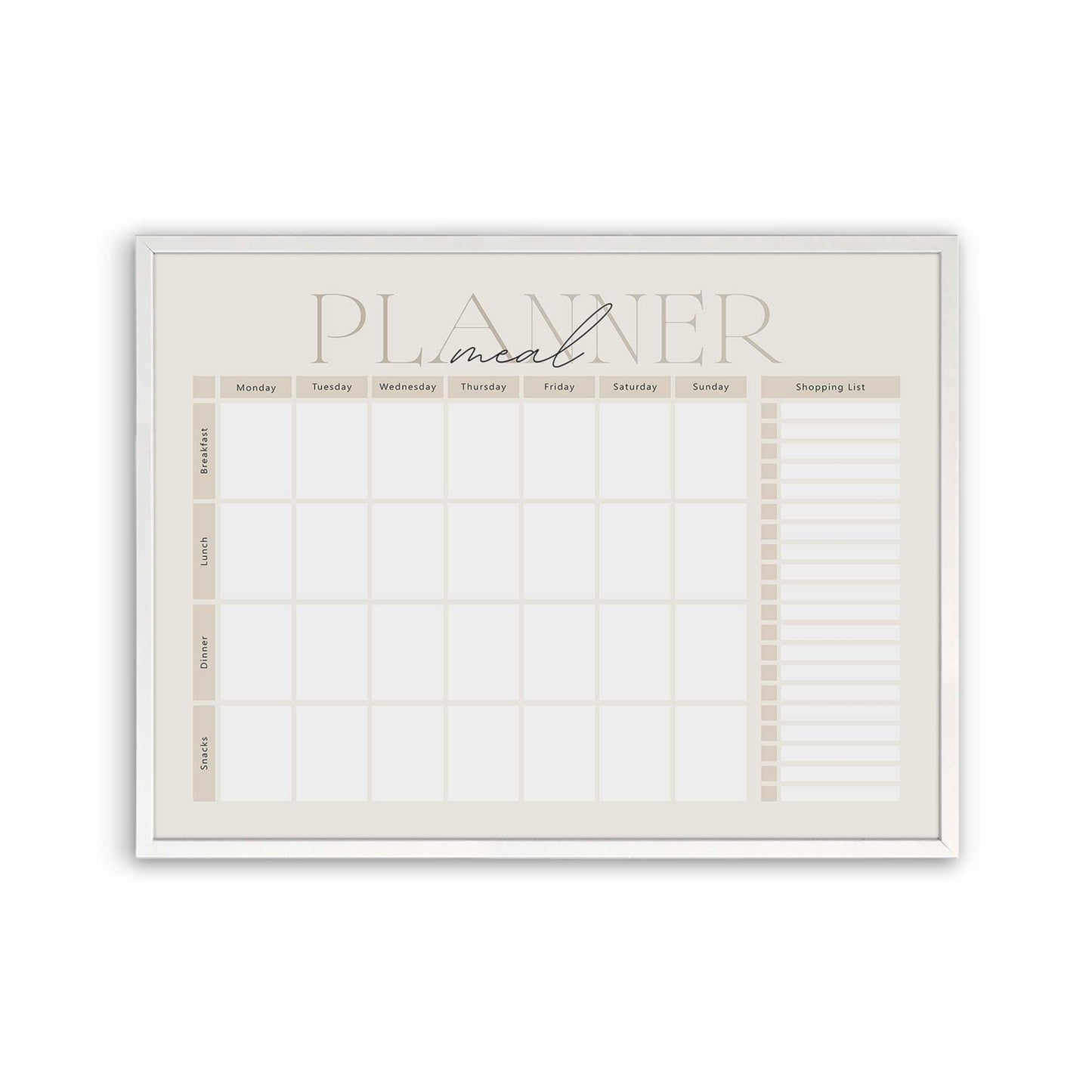 [Color:Opaque White], Picture of art in a Opaque White frame