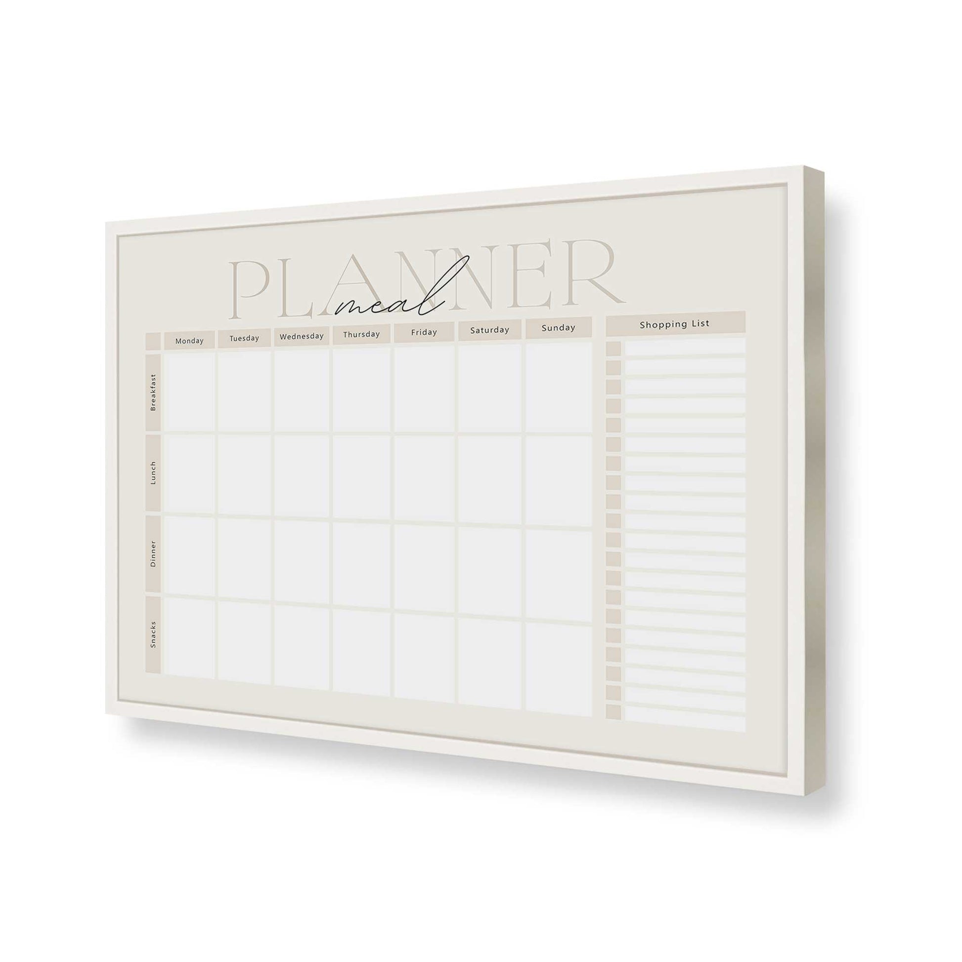 [Color:Opaque White], Picture of art in a Opaque White frame of the corner