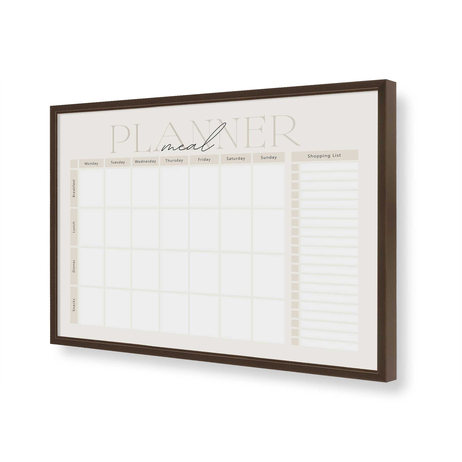 [Color:Belvinder Brown], Picture of art in a Belvinder Brown frame of the corner