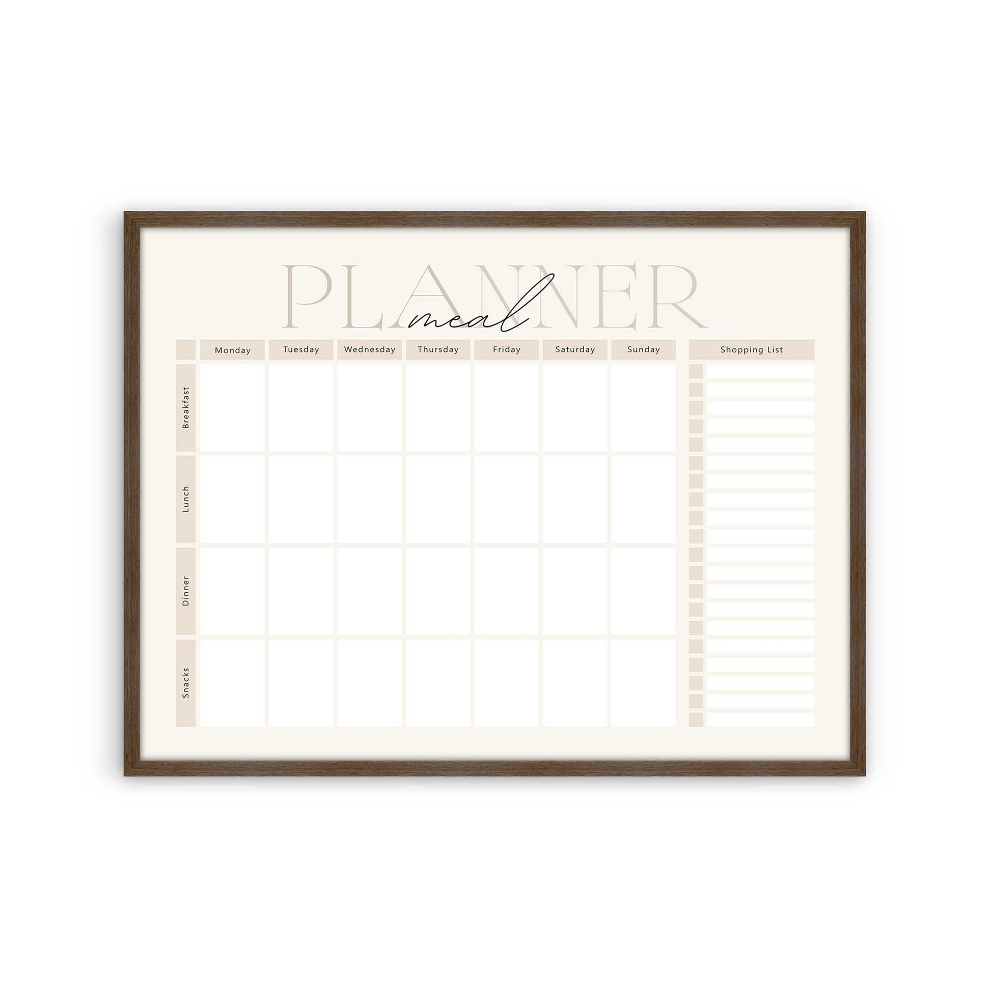 [Color:Walnut], Picture of art in a Walnut frame