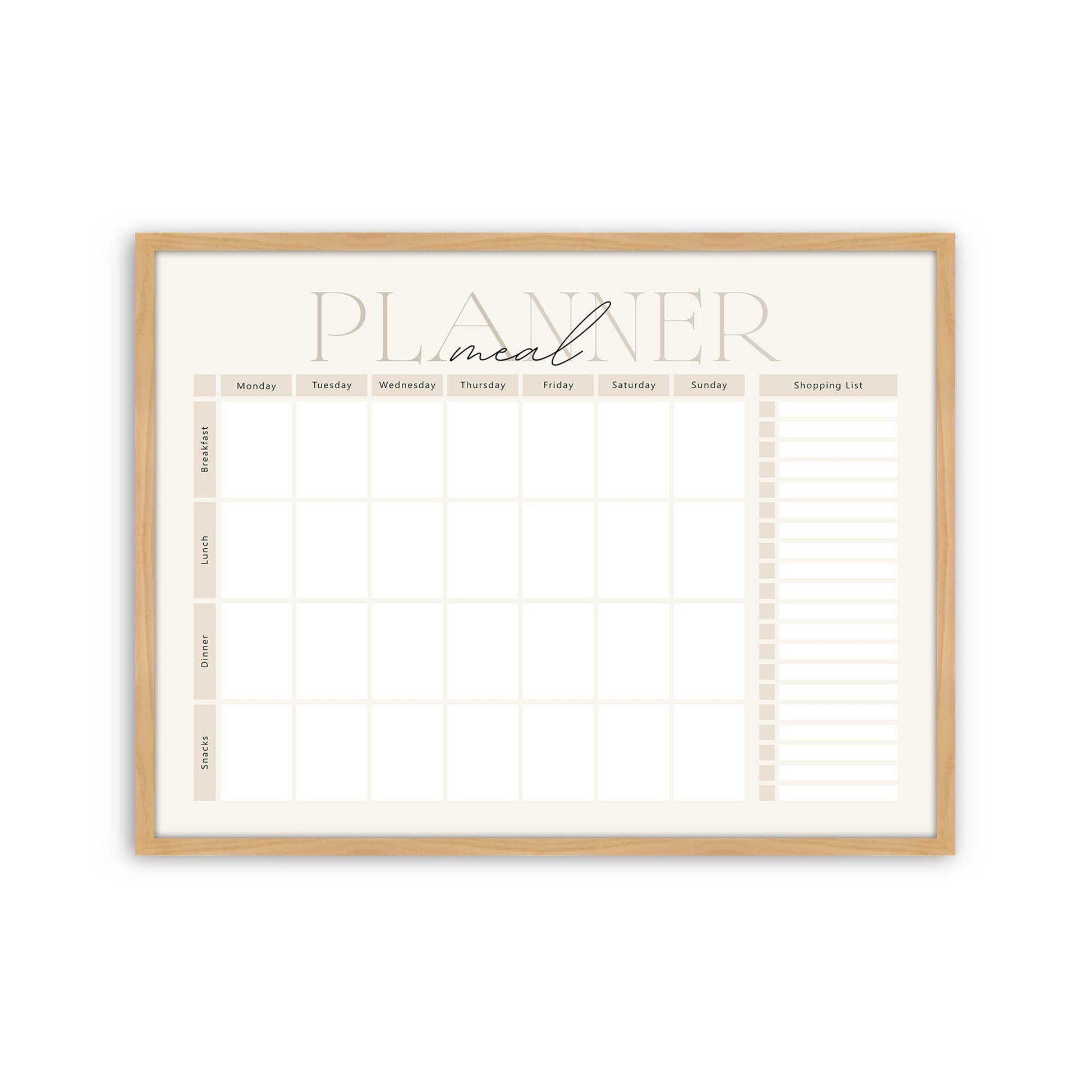 [Color:American Maple], Picture of art in a American Maple frame