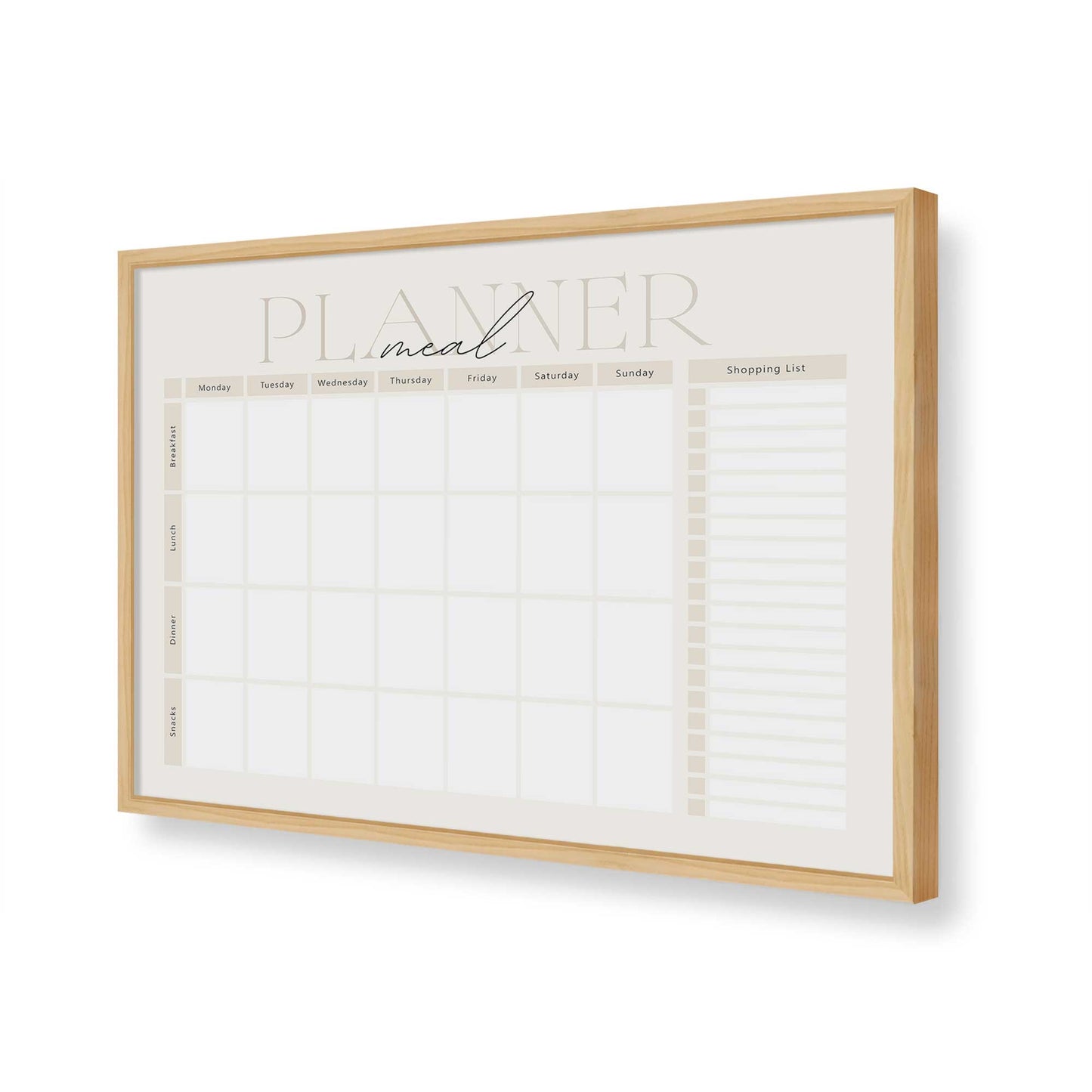 [Color:American Maple], Picture of art in a American Maple frame of the corner