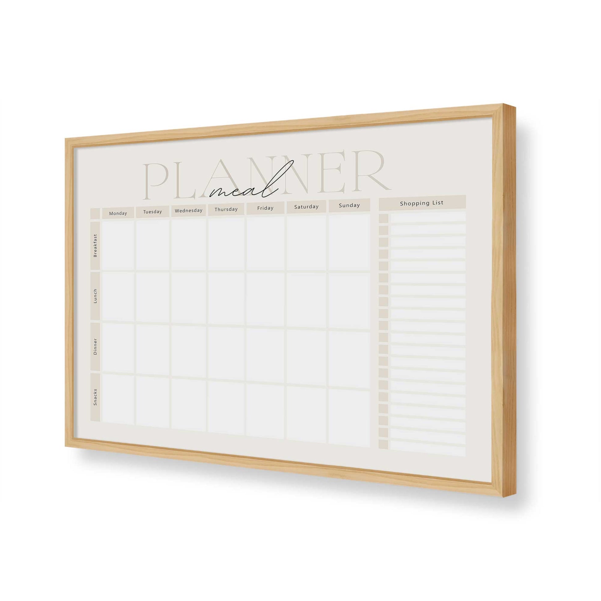 [Color:American Maple], Picture of art in a American Maple frame of the corner