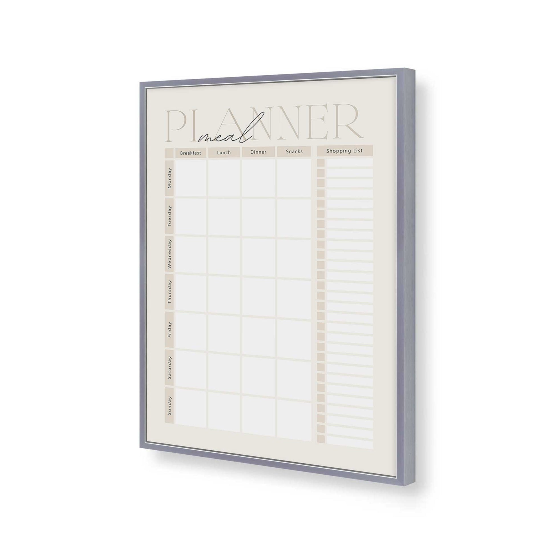 [Color:Polished Chrome], Picture of art in a Polished Chrome frame of the corner