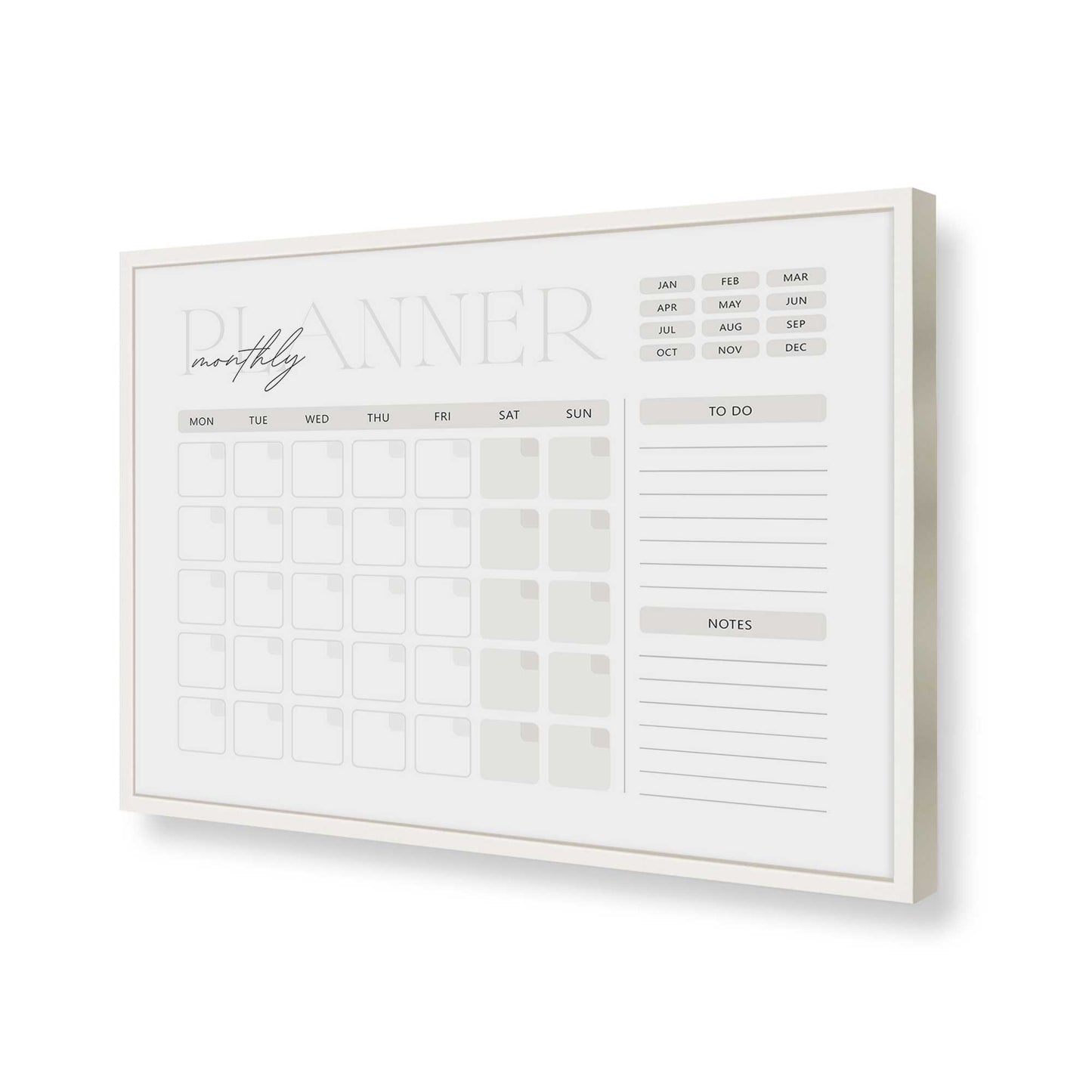 [Color:Opaque White], Picture of art in a Opaque White frame of the corner