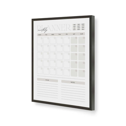 [Color:Satin Black], Picture of art in a Satin Black frame of the corner