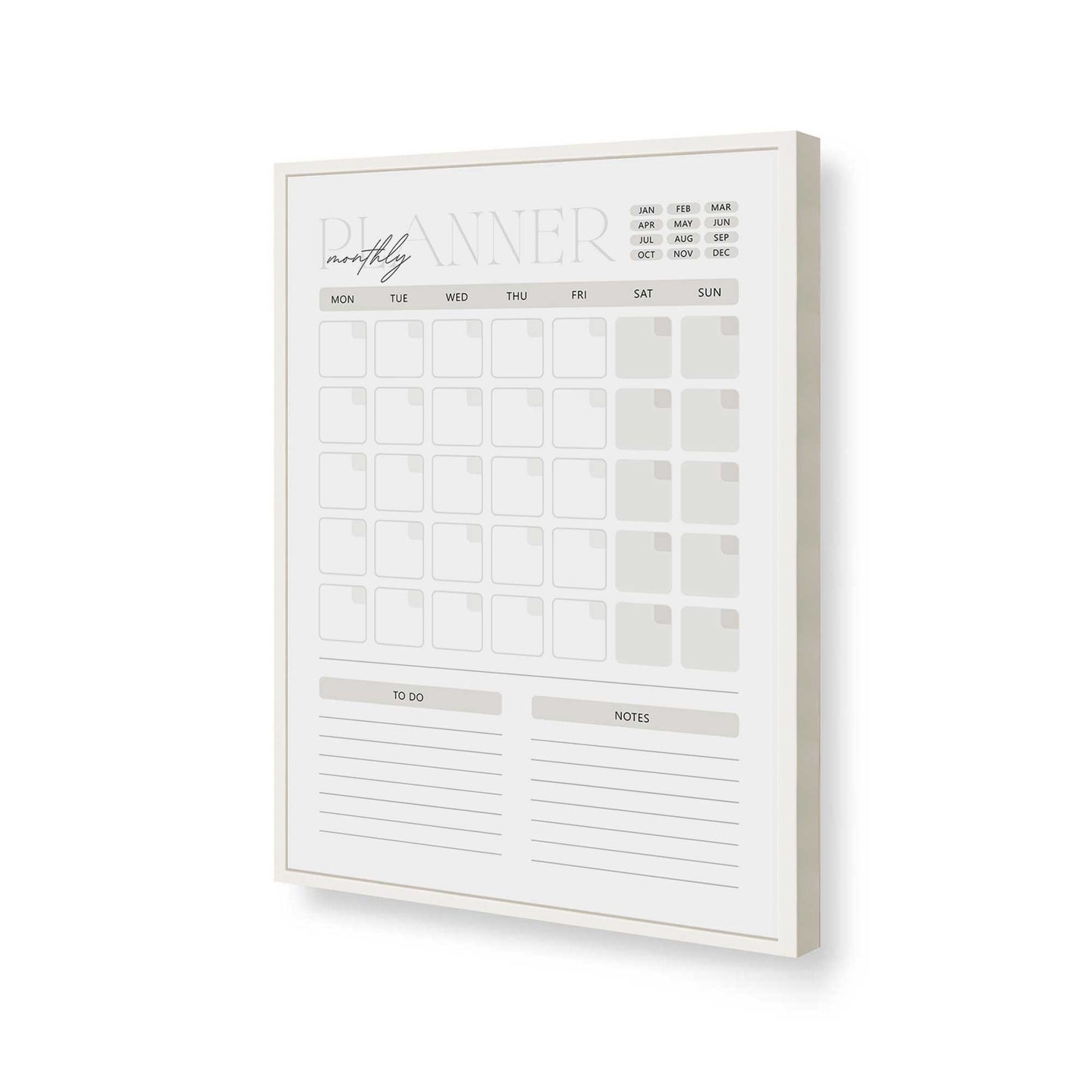 [Color:Opaque White], Picture of art in a Opaque White frame of the corner