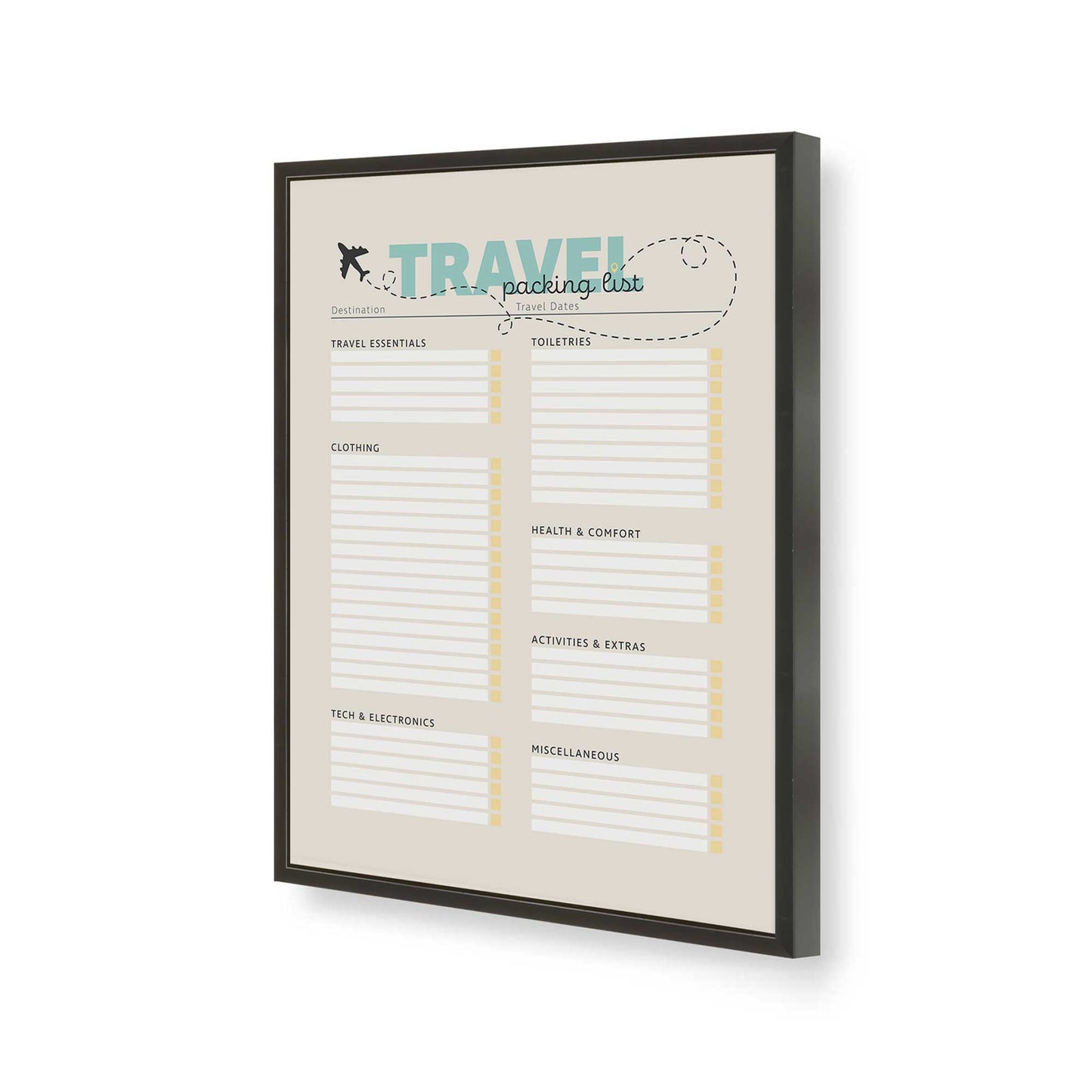 [Color:Satin Black], Picture of art in a Satin Black frame of the corner