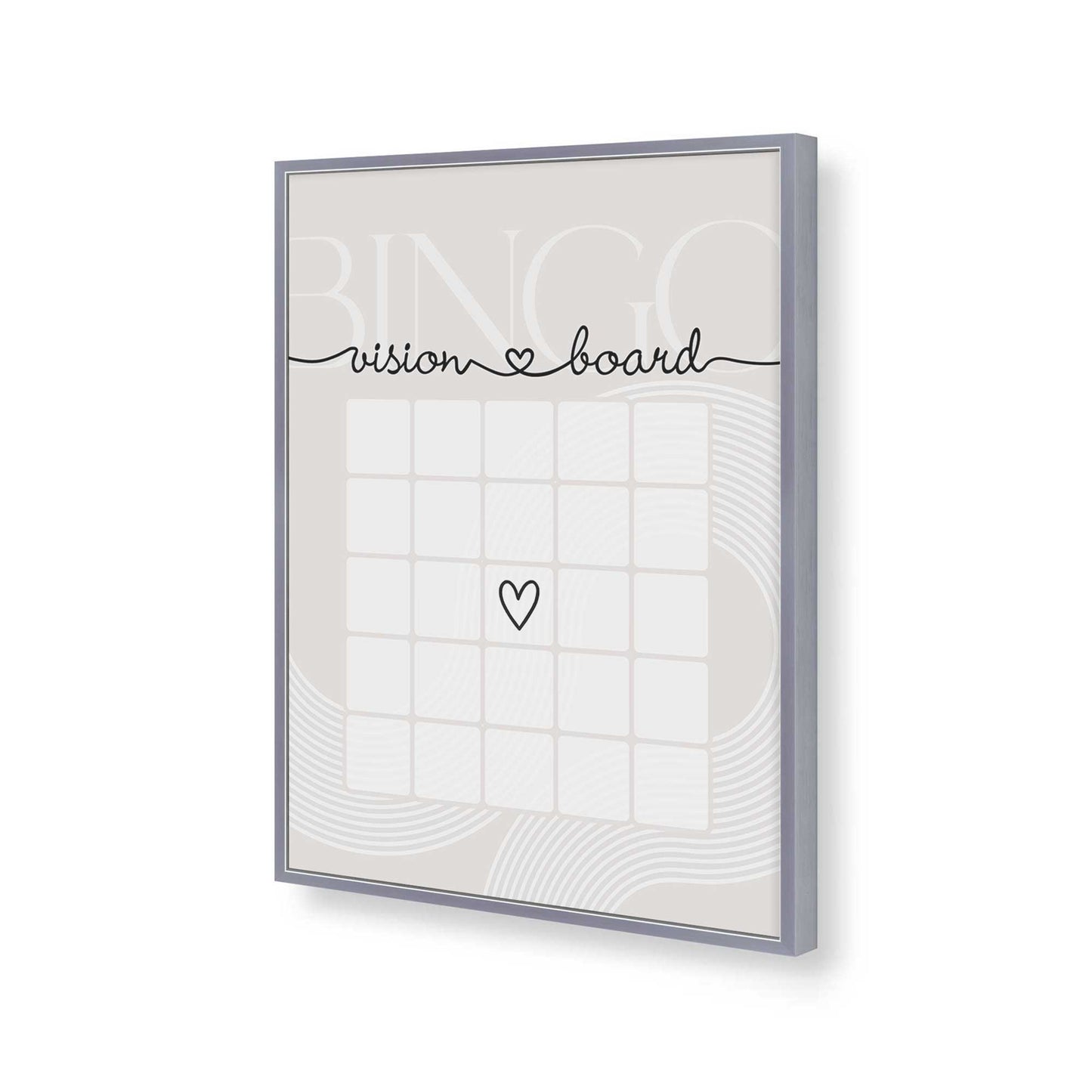 [Color:Polished Chrome], Picture of art in a Polished Chrome frame of the corner