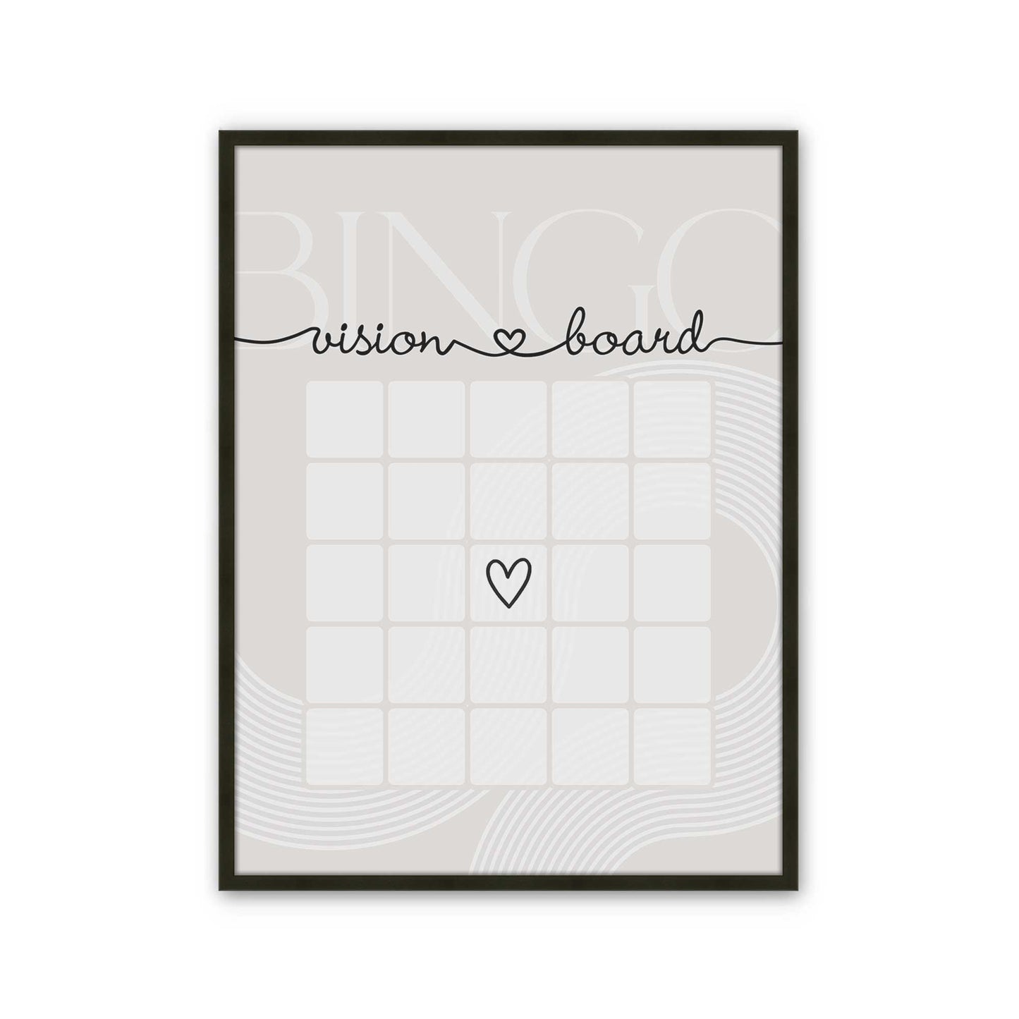 [Color:Satin Black], Picture of art in a Satin Black frame