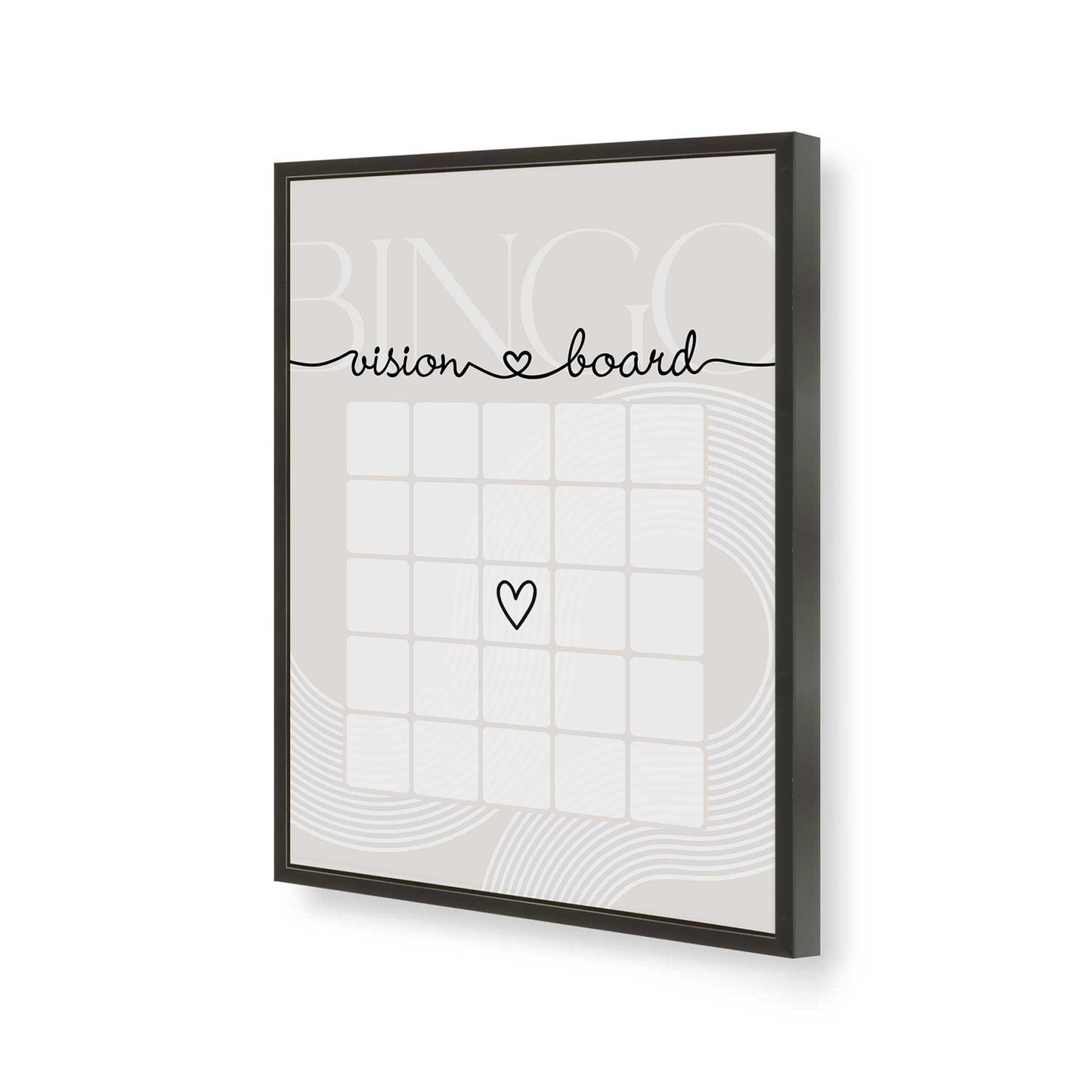 [Color:Satin Black], Picture of art in a Satin Black frame of the corner