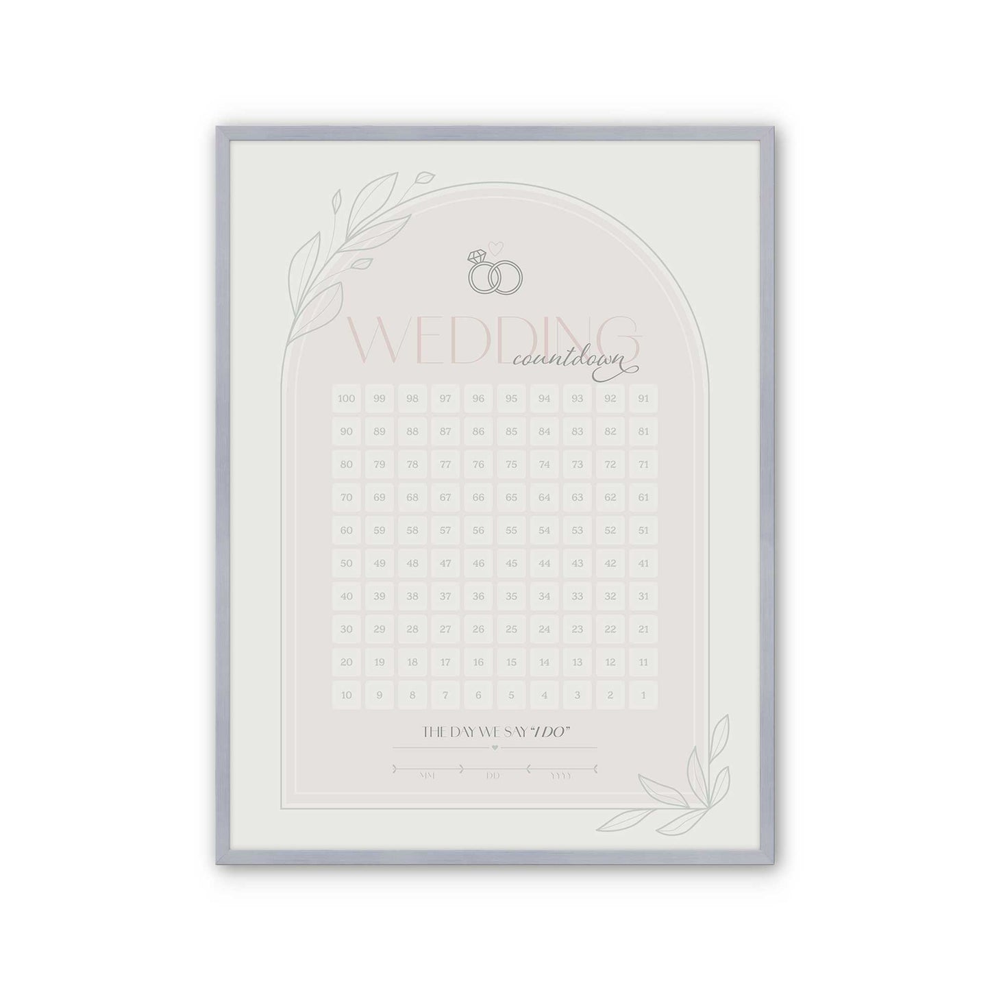 [Color:Polished Chrome], Picture of art in a Polished Chrome frame