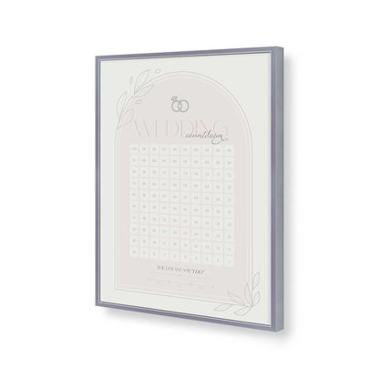 [Color:Polished Chrome], Picture of art in a Polished Chrome frame of the corner