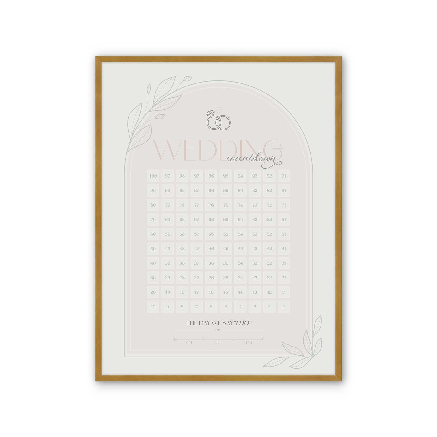 [Color:Polished Gold], Picture of art in a Polished Gold frame