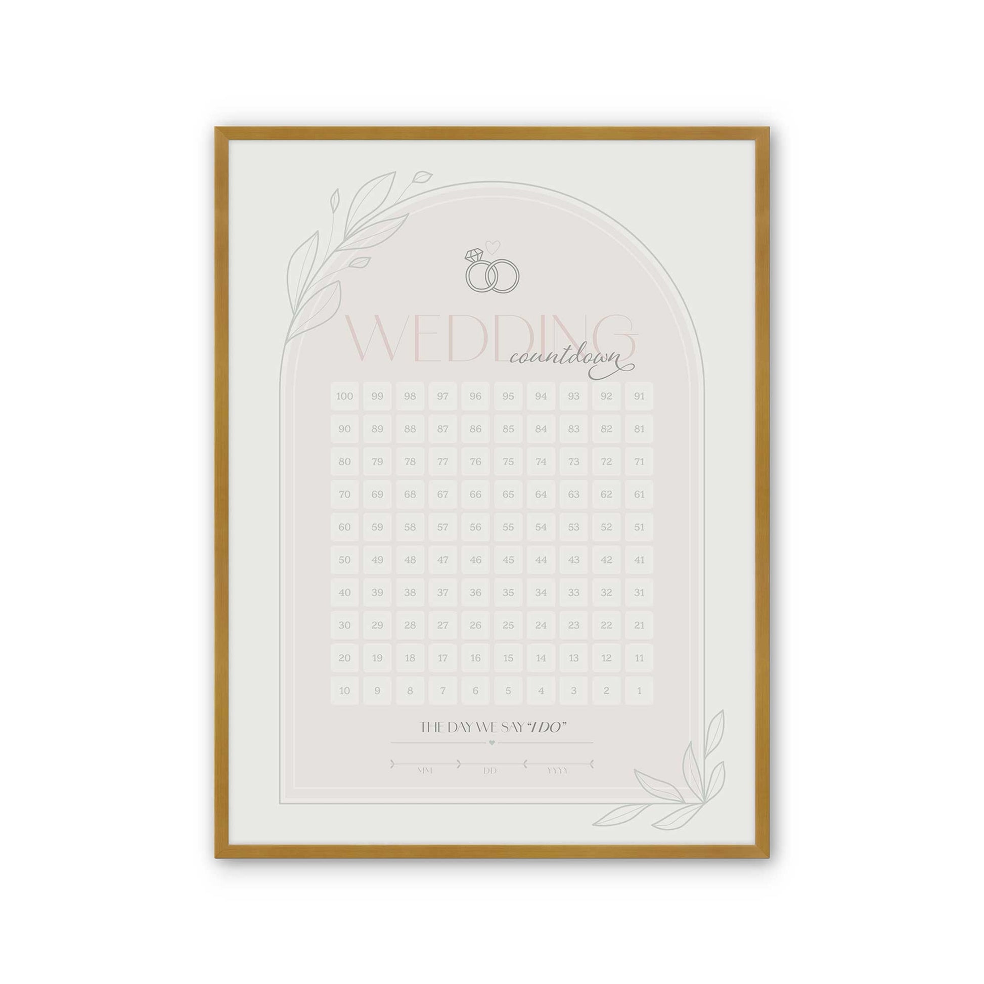 [Color:Polished Gold], Picture of art in a Polished Gold frame