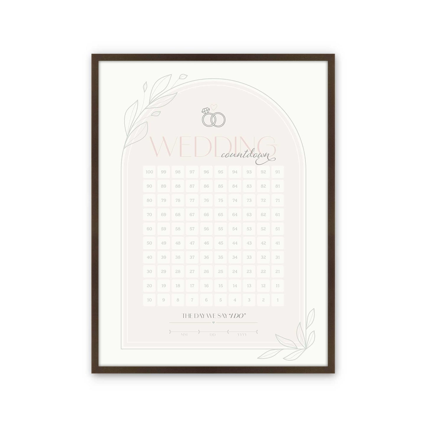 [Color:Belvinder Brown], Picture of art in a Belvinder Brown frame