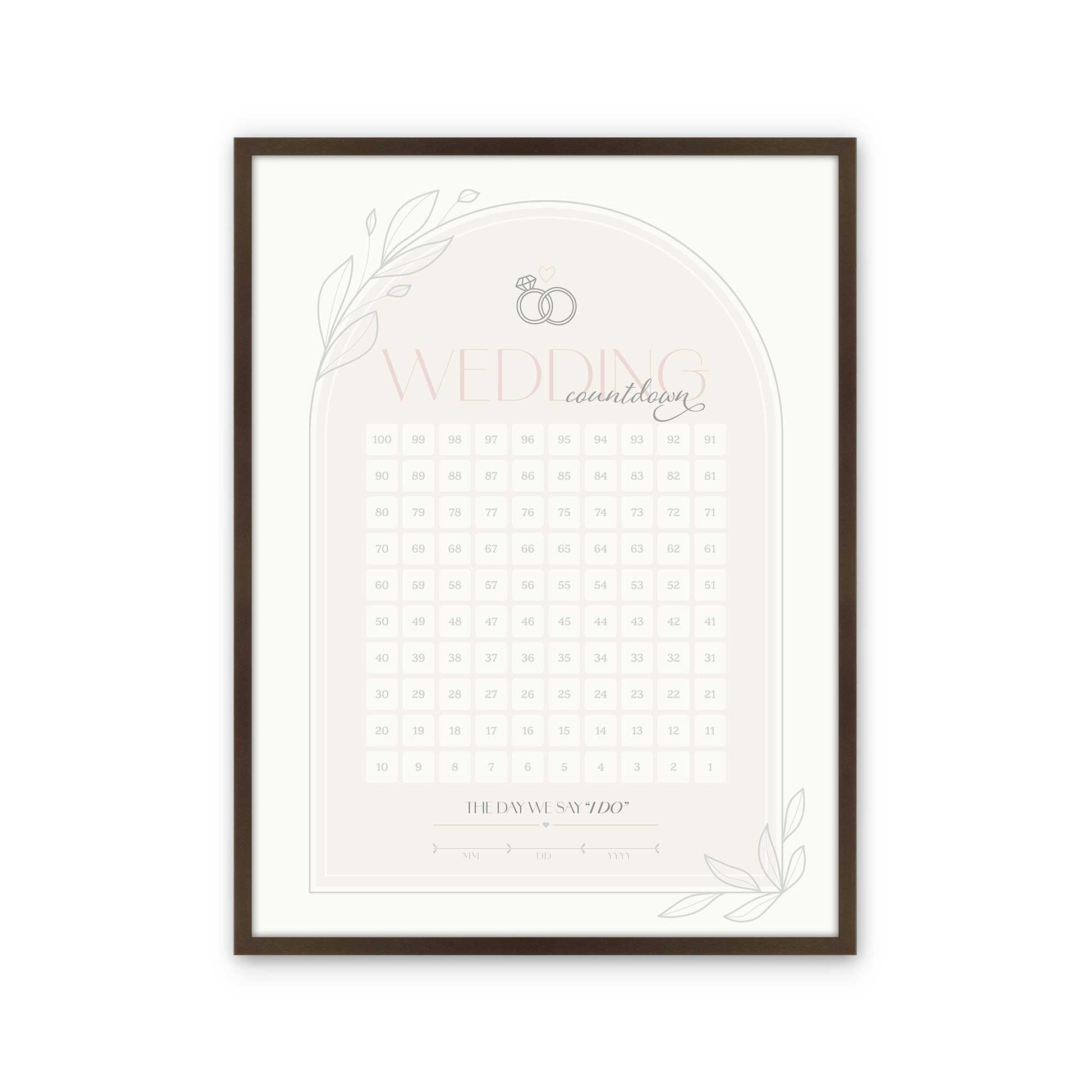 [Color:Belvinder Brown], Picture of art in a Belvinder Brown frame