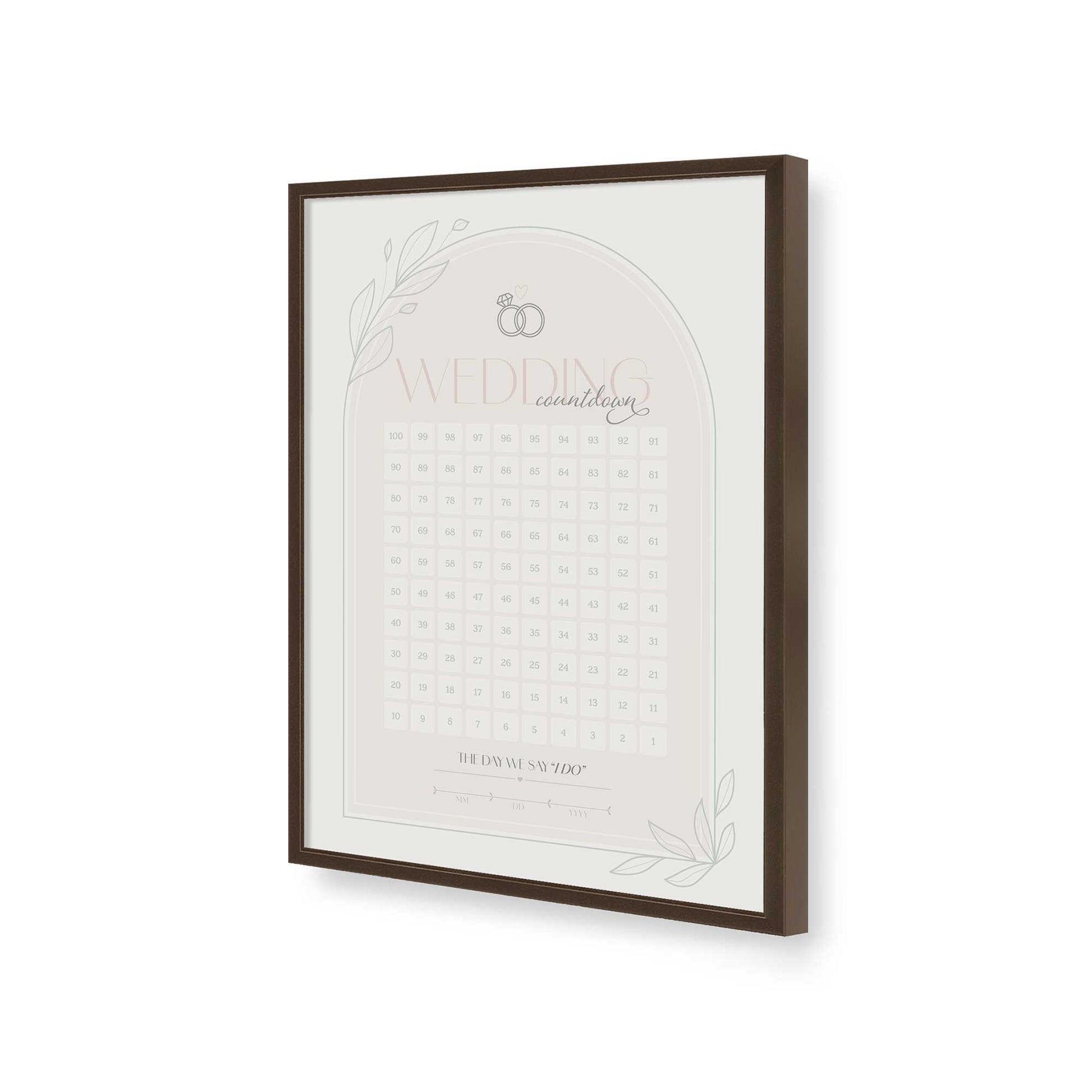 [Color:Belvinder Brown], Picture of art in a Belvinder Brown frame of the corner