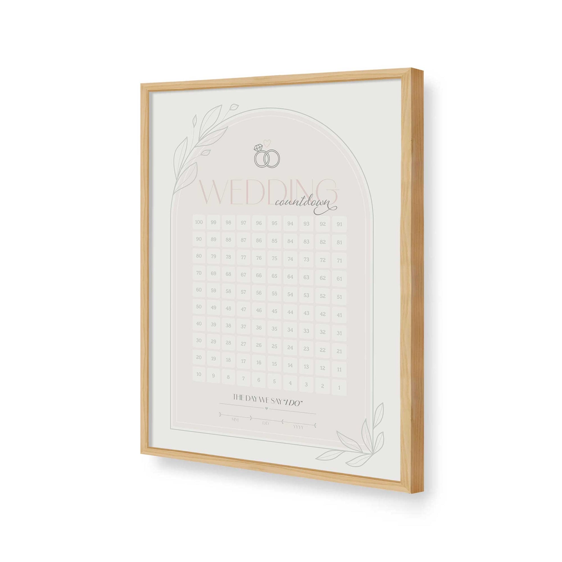 [Color:American Maple], Picture of art in a American Maple frame of the corner