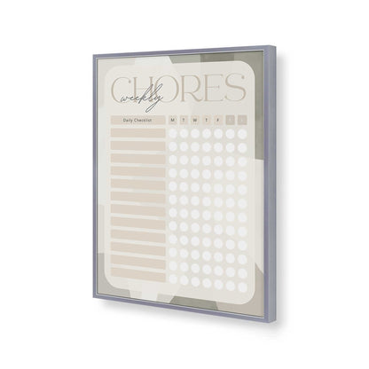 [Color:Polished Chrome], Picture of art in a Polished Chrome frame of the corner