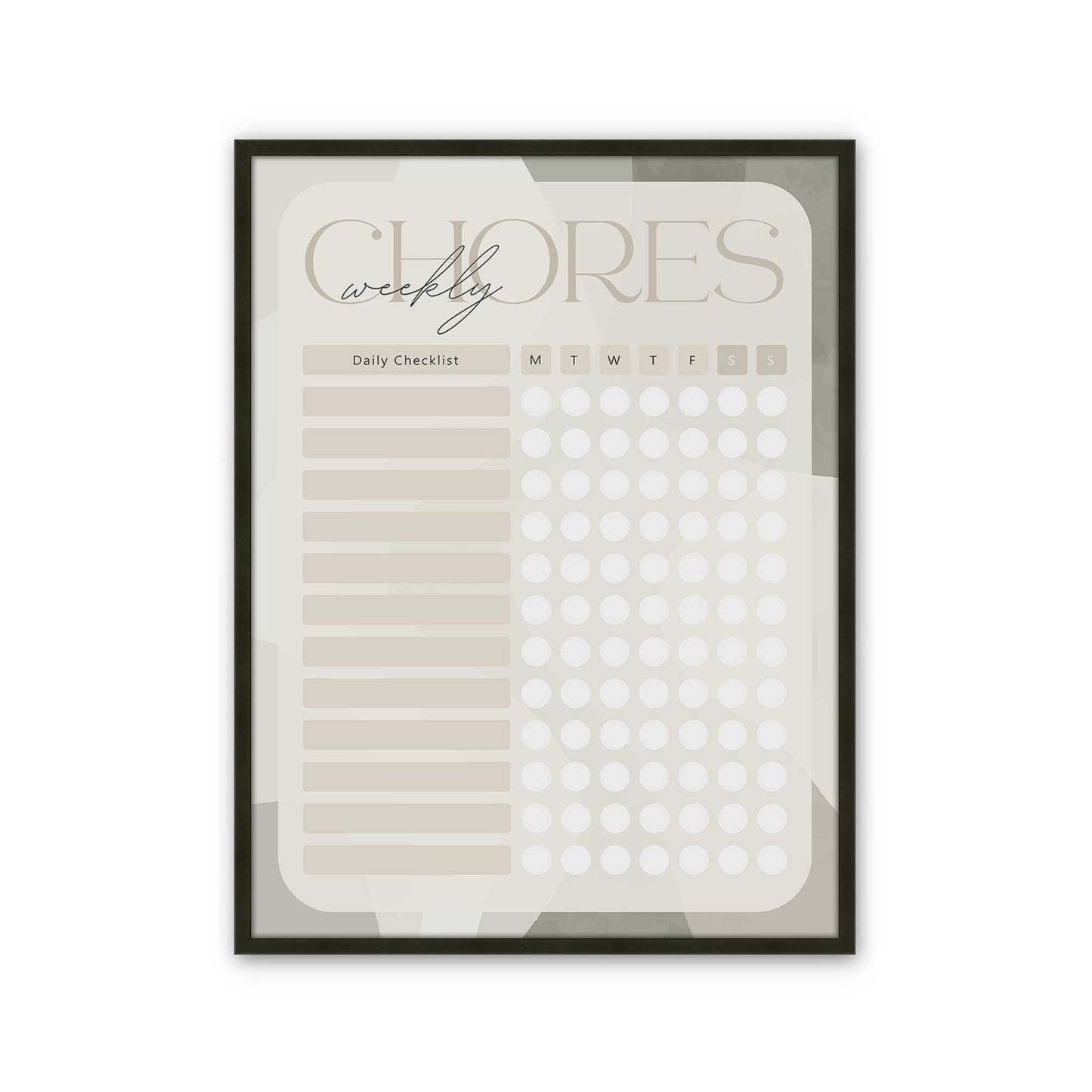 [Color:Satin Black], Picture of art in a Satin Black frame