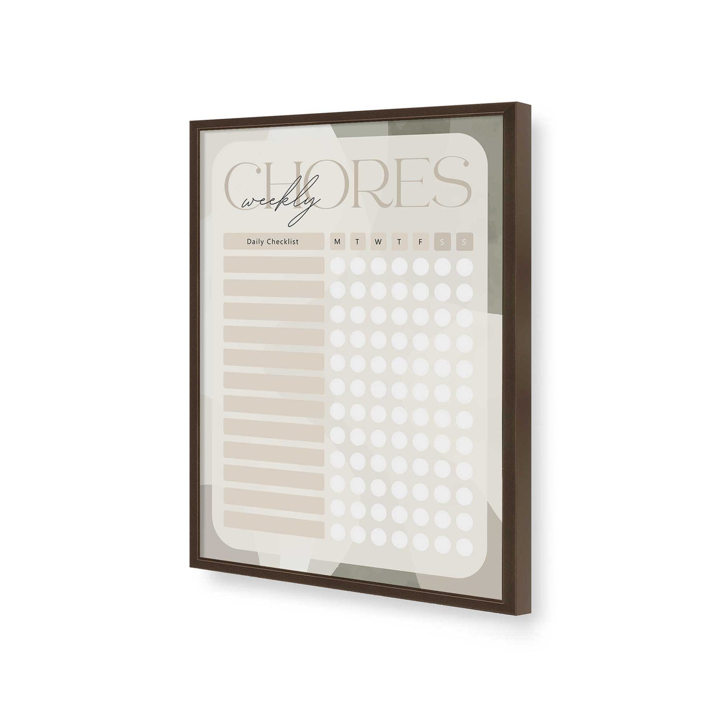 [Color:Belvinder Brown], Picture of art in a Belvinder Brown frame of the corner