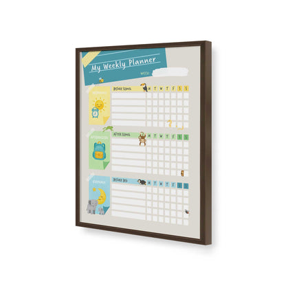 [Color:Belvinder Brown], Picture of art in a Belvinder Brown frame of the corner