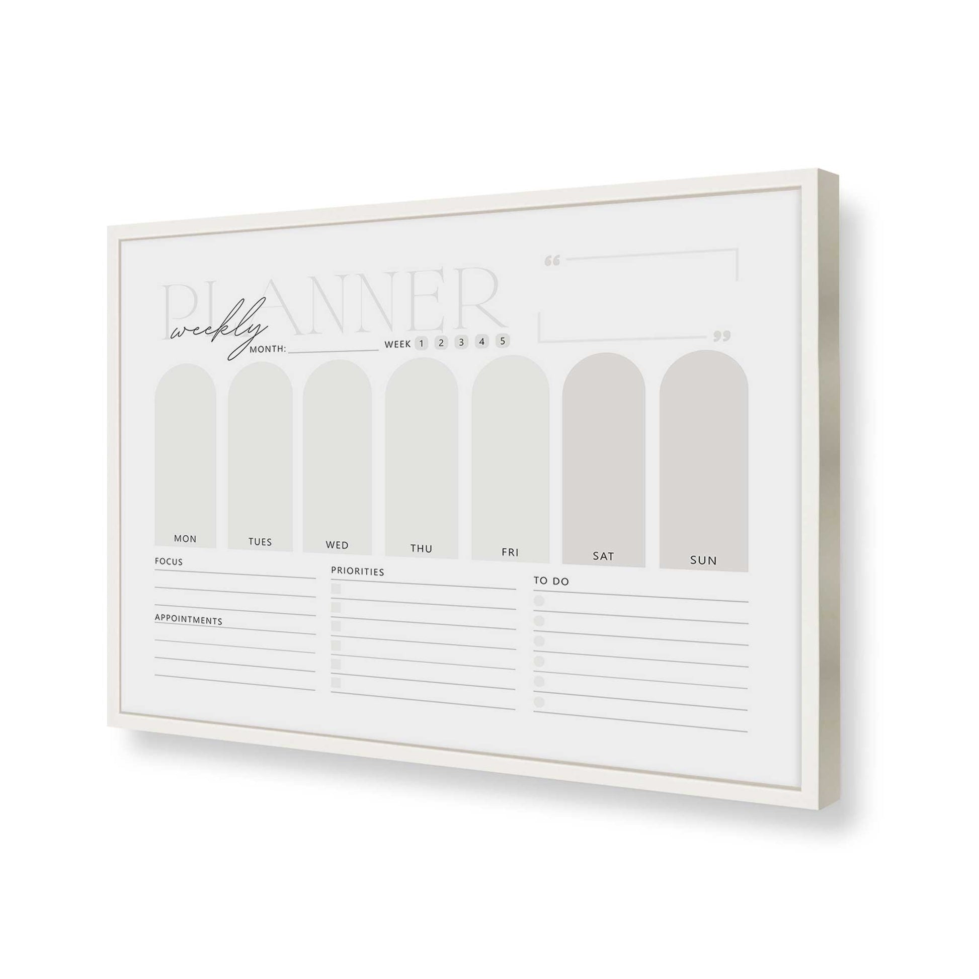 [Color:Opaque White], Picture of art in a Opaque White frame of the corner