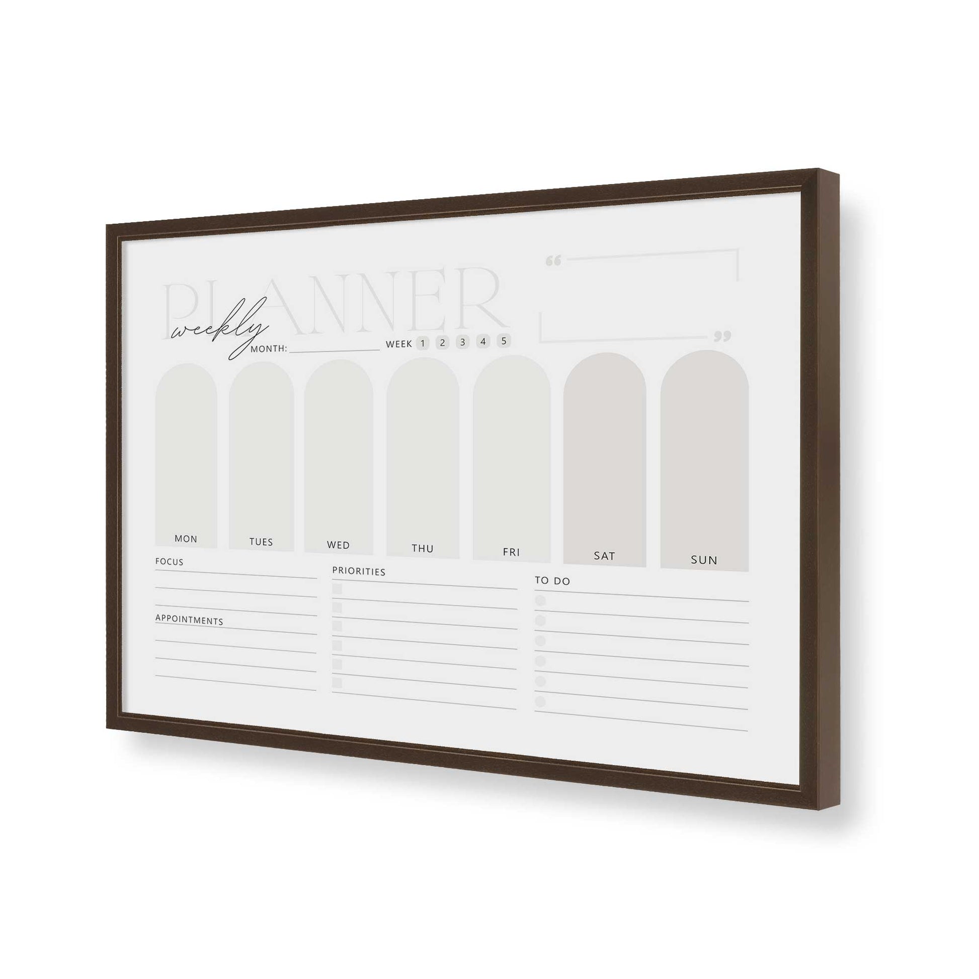 [Color:Belvinder Brown], Picture of art in a Belvinder Brown frame of the corner
