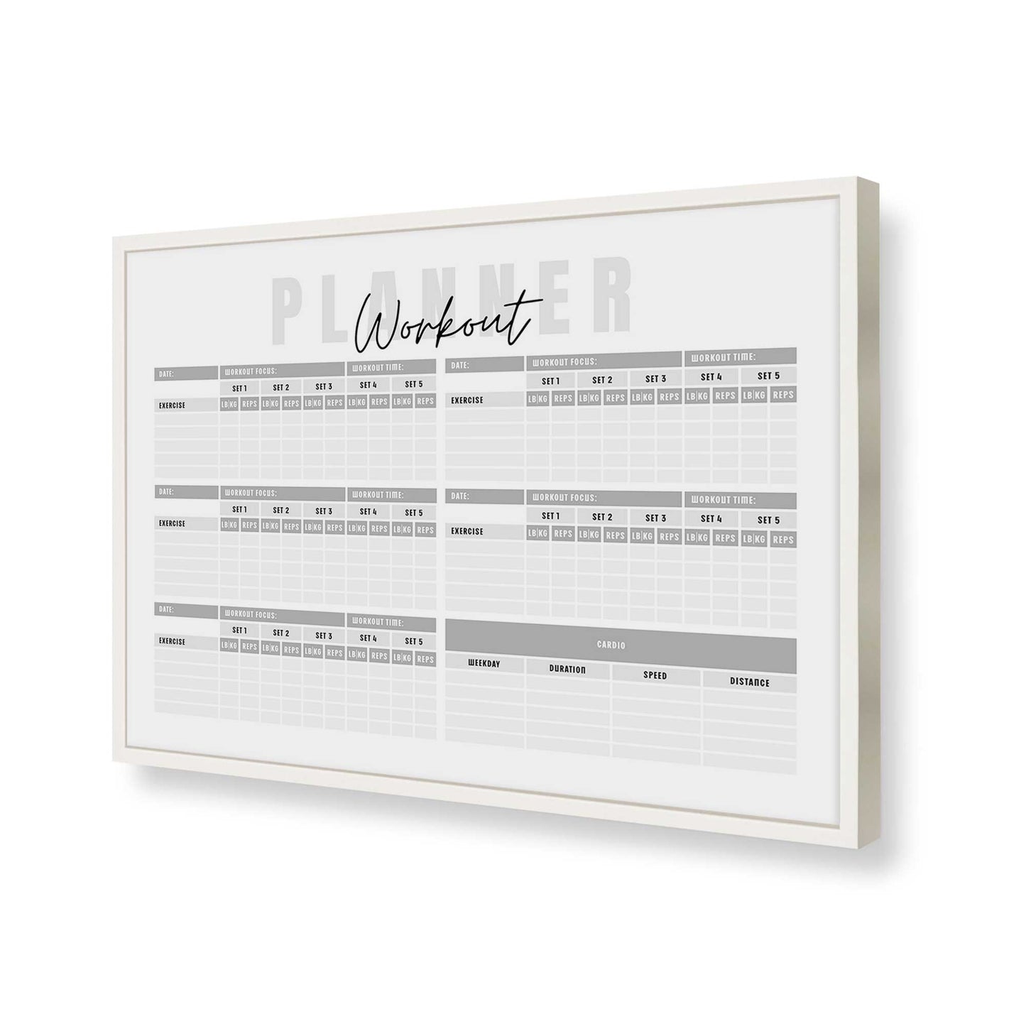 [Color:Opaque White], Picture of art in a Opaque White frame of the corner