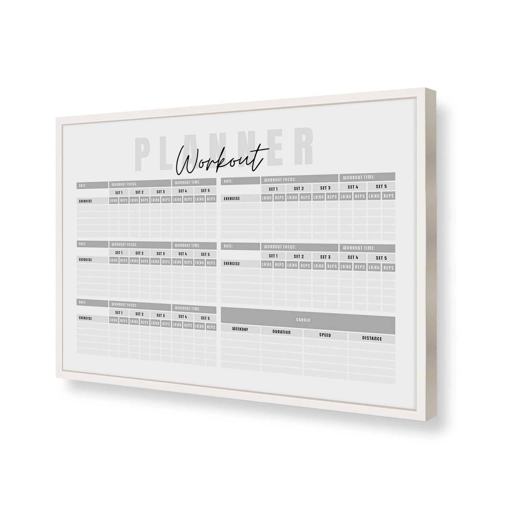 [Color:Opaque White], Picture of art in a Opaque White frame of the corner