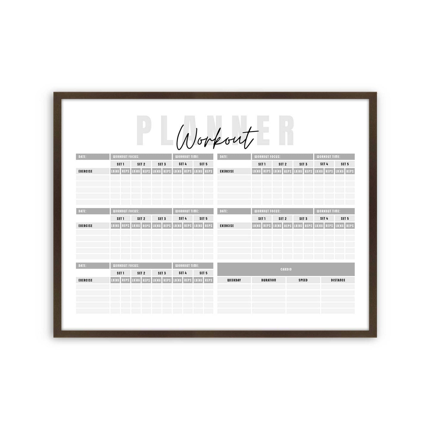 [Color:Belvinder Brown], Picture of art in a Belvinder Brown frame