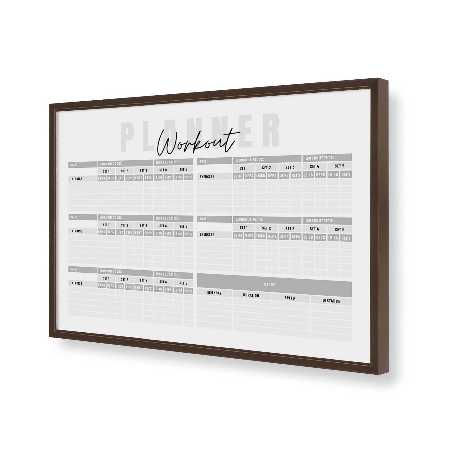 [Color:Belvinder Brown], Picture of art in a Belvinder Brown frame of the corner