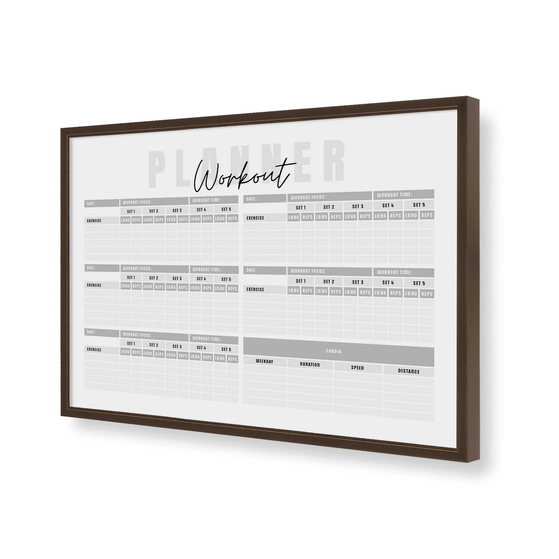 [Color:Belvinder Brown], Picture of art in a Belvinder Brown frame of the corner