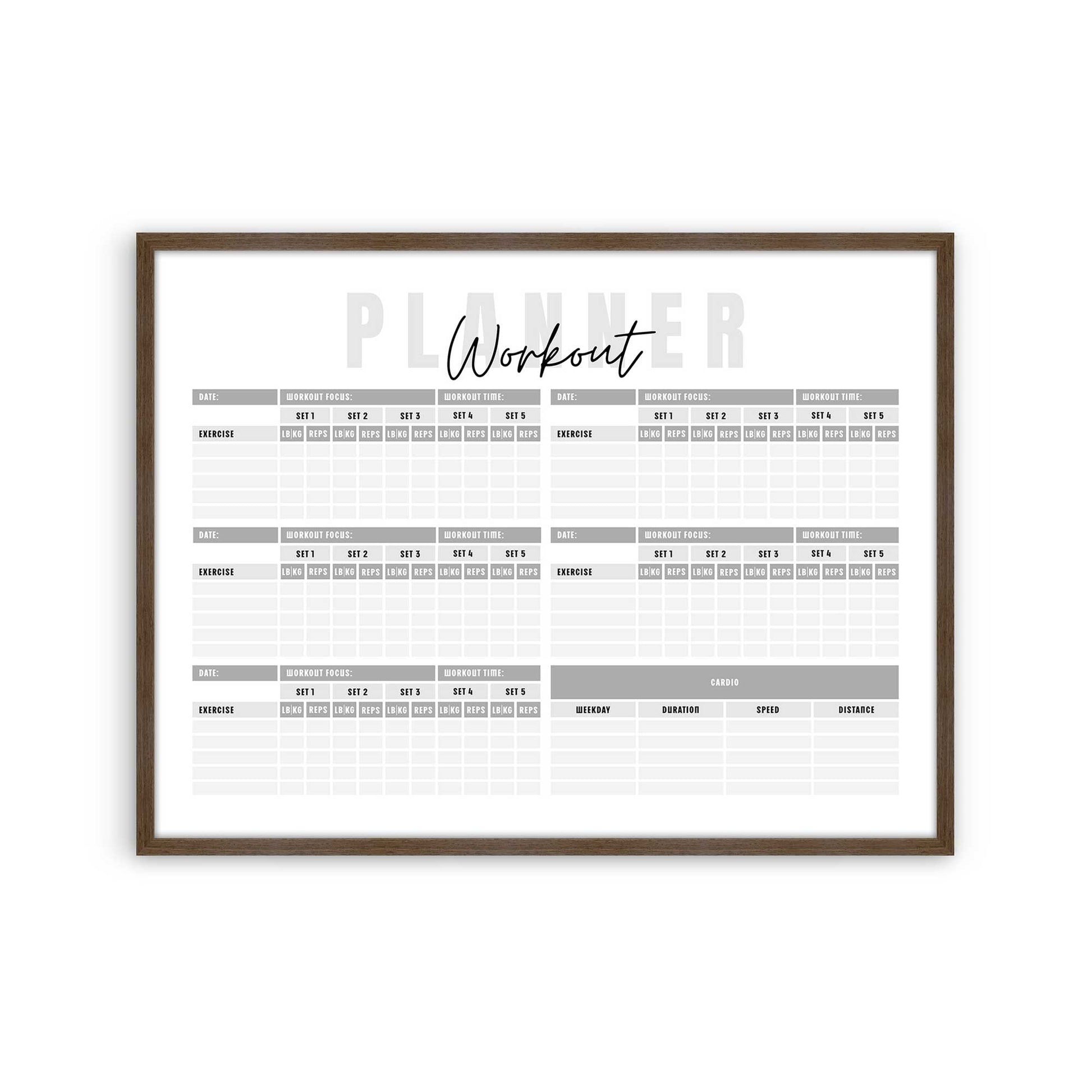 [Color:Walnut], Picture of art in a Walnut frame