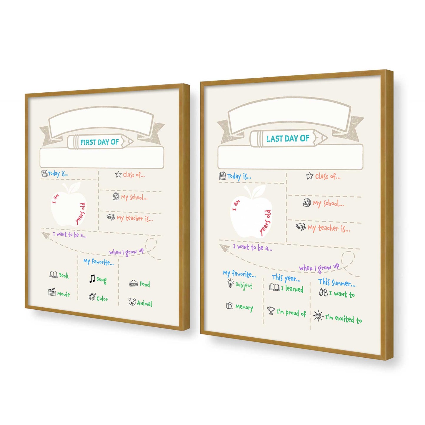 [Color:Polished Gold], Picture of art in a Polished Gold frame at an angle