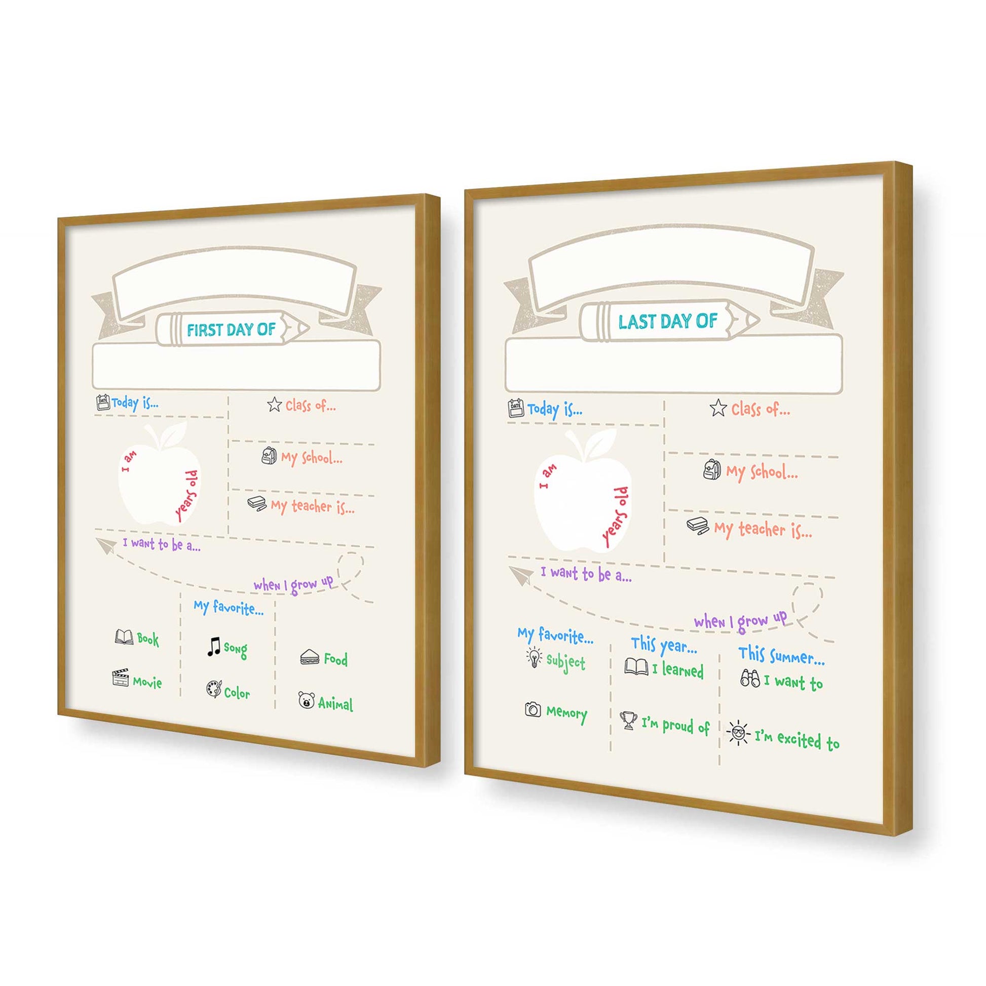 [Color:Polished Gold], Picture of art in a Polished Gold frame at an angle