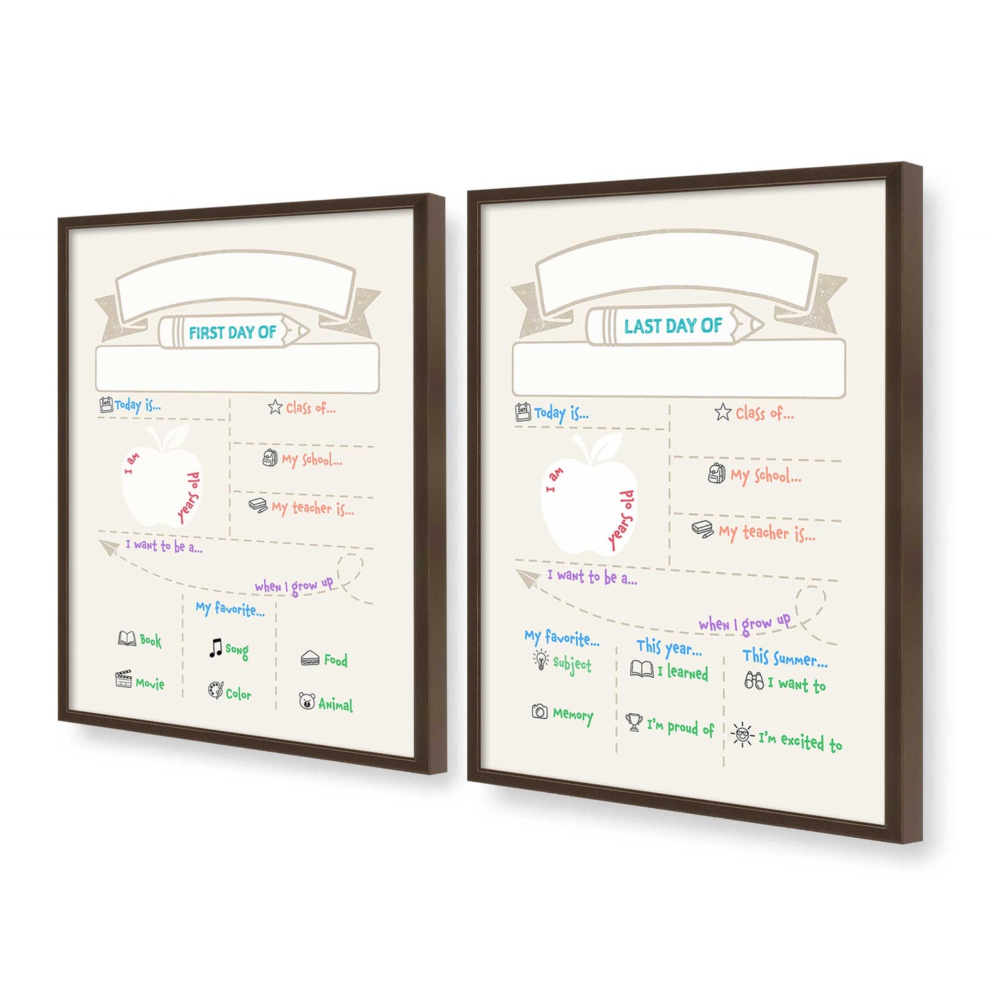 [Color:Belvinder Brown], Picture of art in a Belvinder Brown frame at an angle
