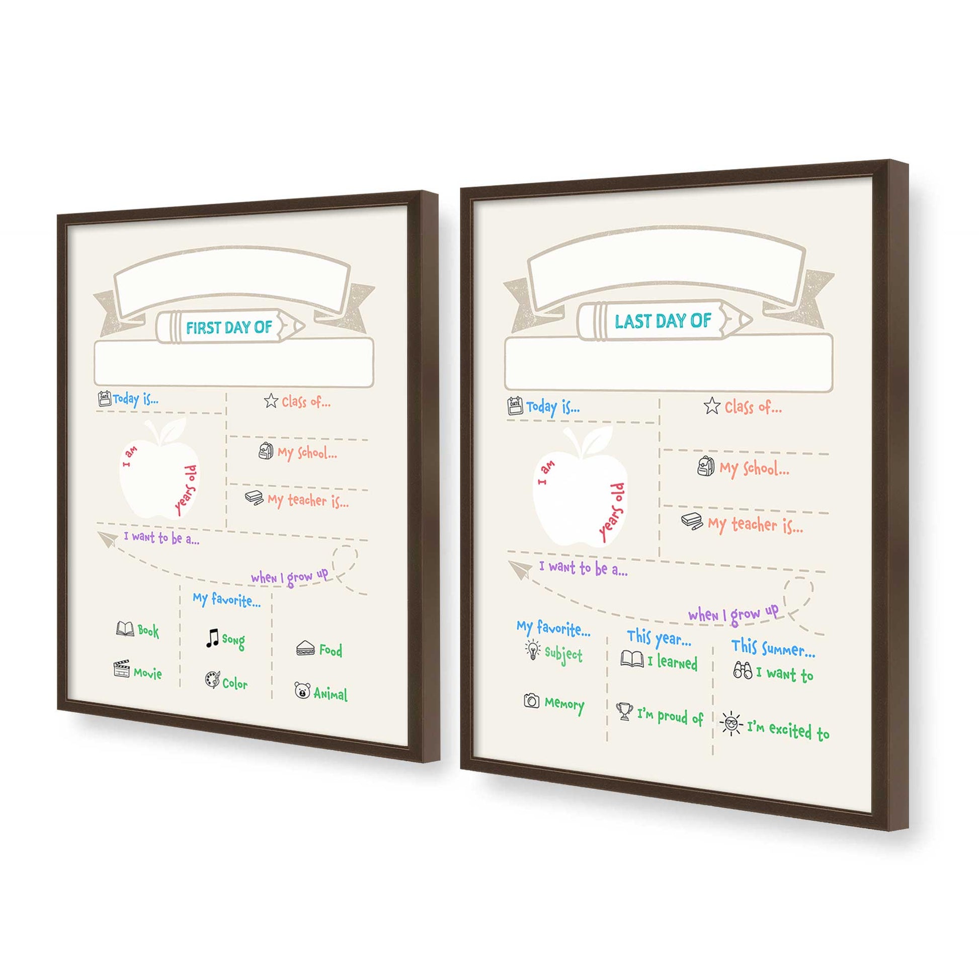[Color:Belvinder Brown], Picture of art in a Belvinder Brown frame at an angle