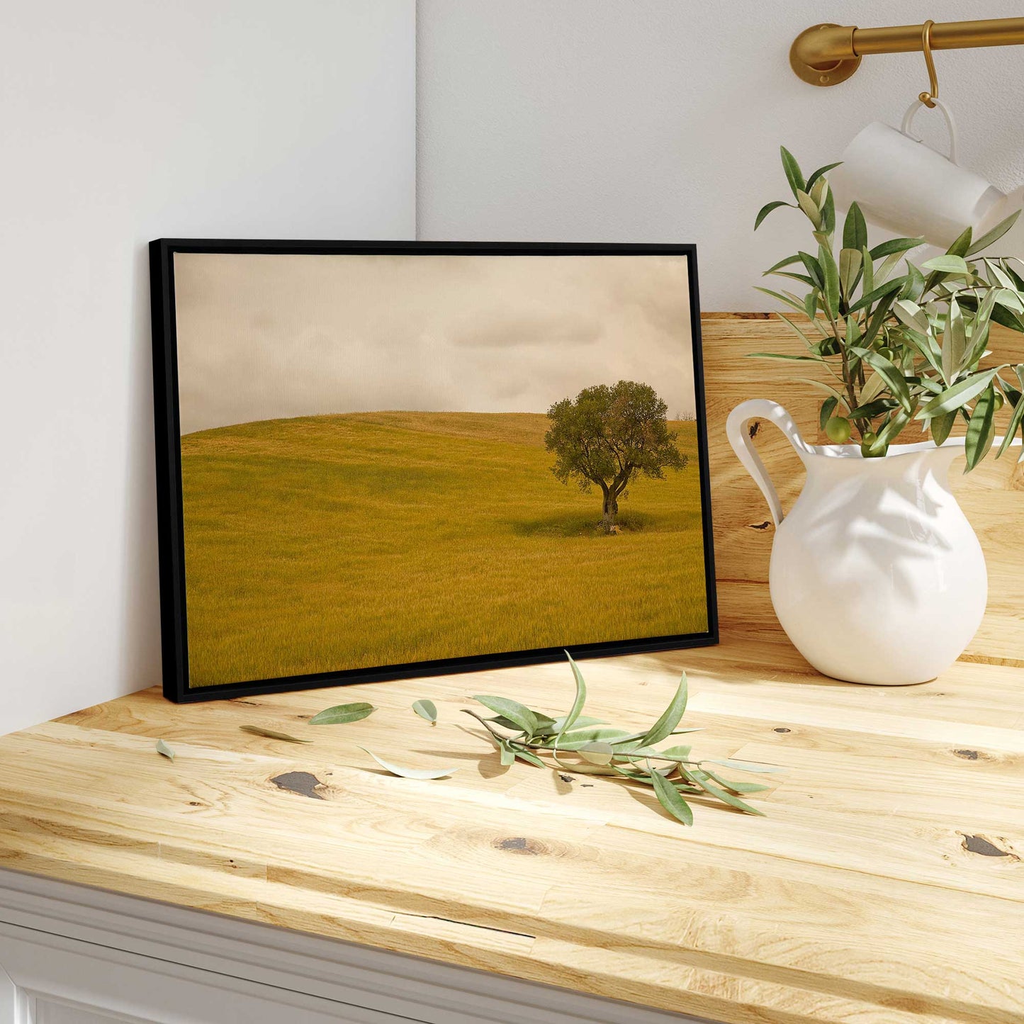 Tuscan Fields' Charm Print on Canvas