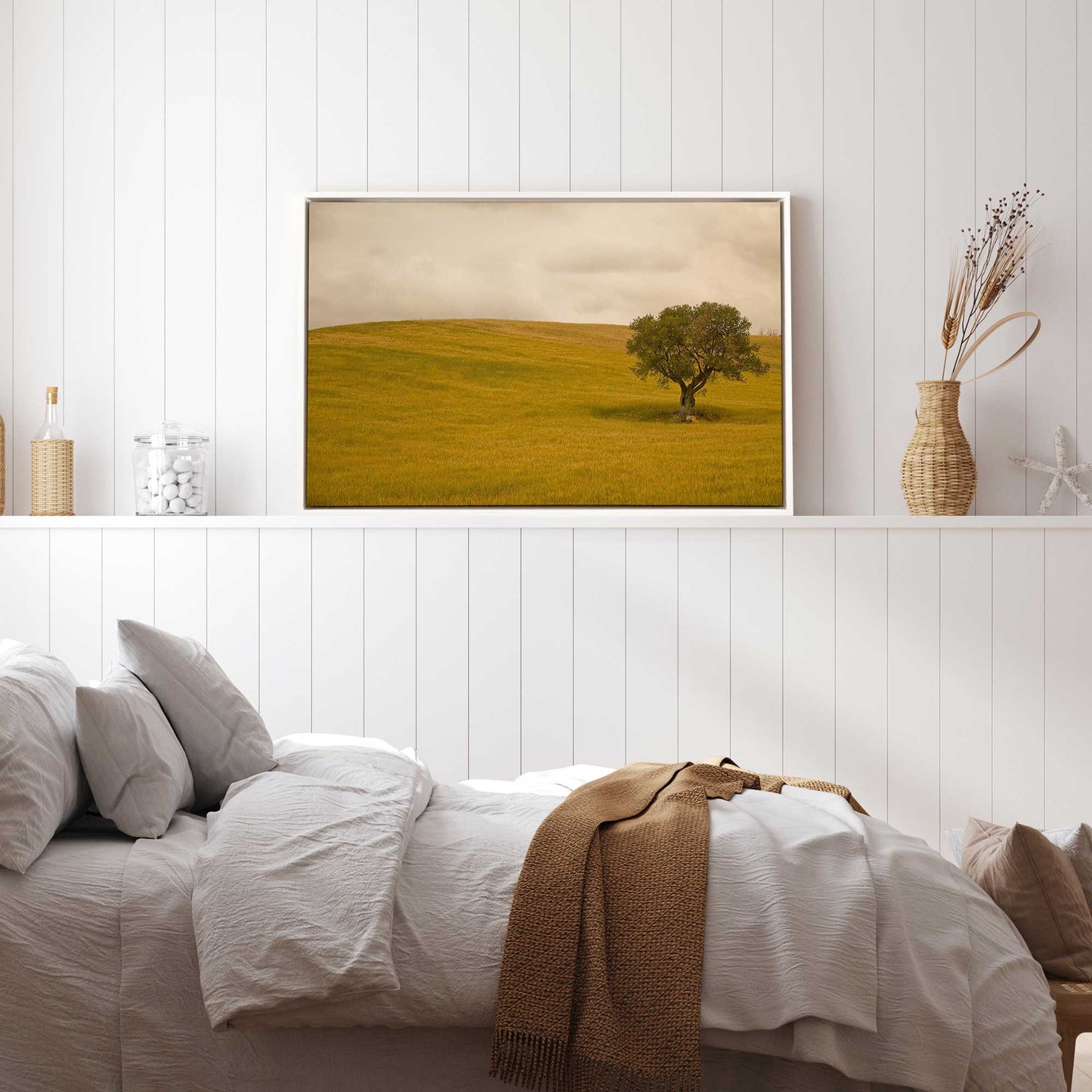 Tuscan Fields' Charm Print on Canvas