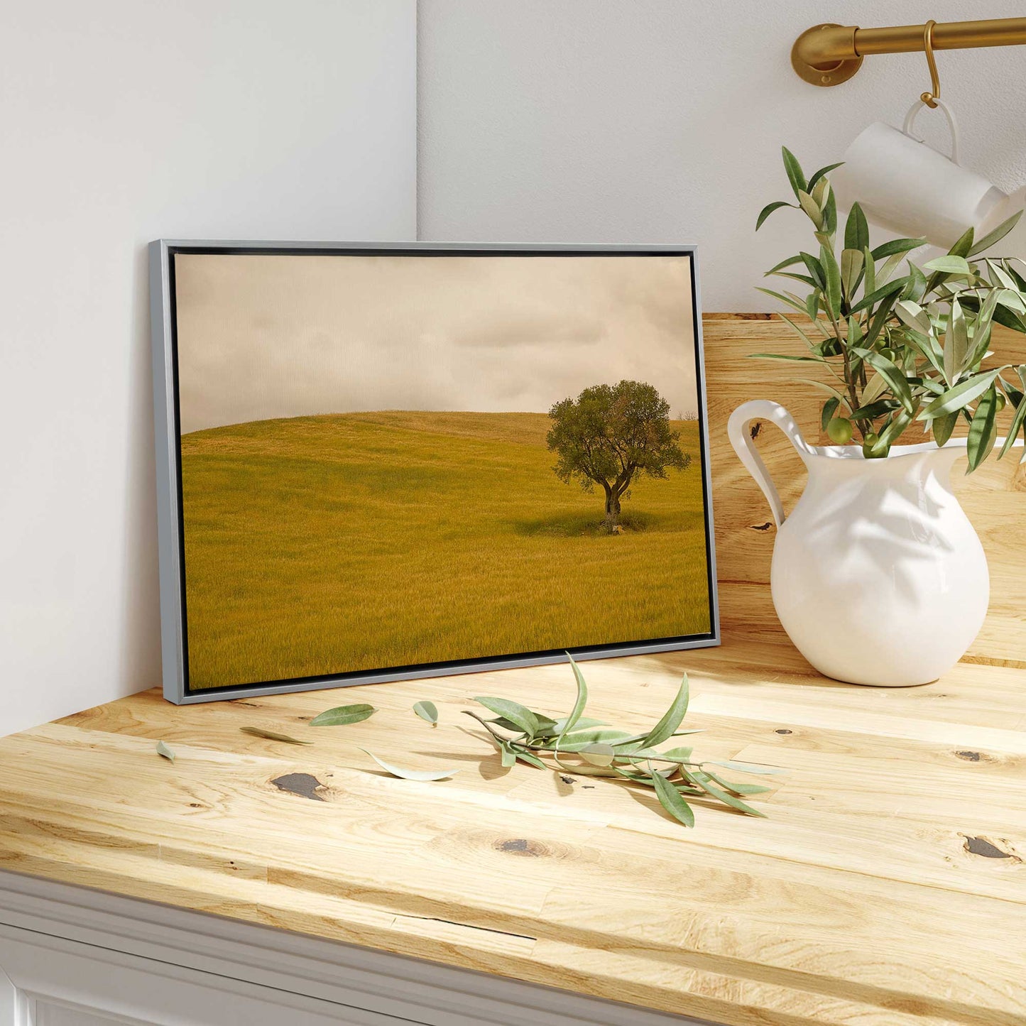 Tuscan Fields' Charm Print on Canvas